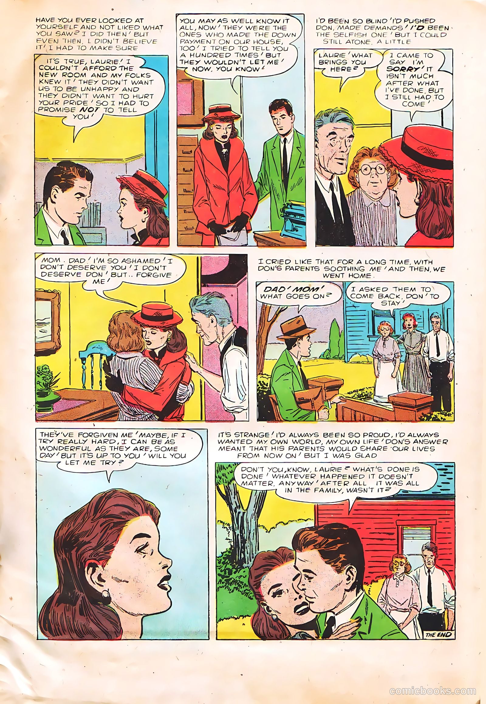 Young Romance #91 (1953) — page 32 of 35