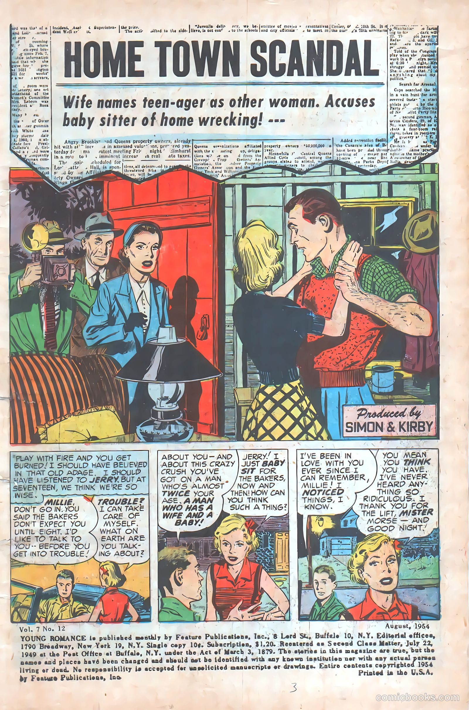 Young Romance #72 (1953) — page 3 of 36