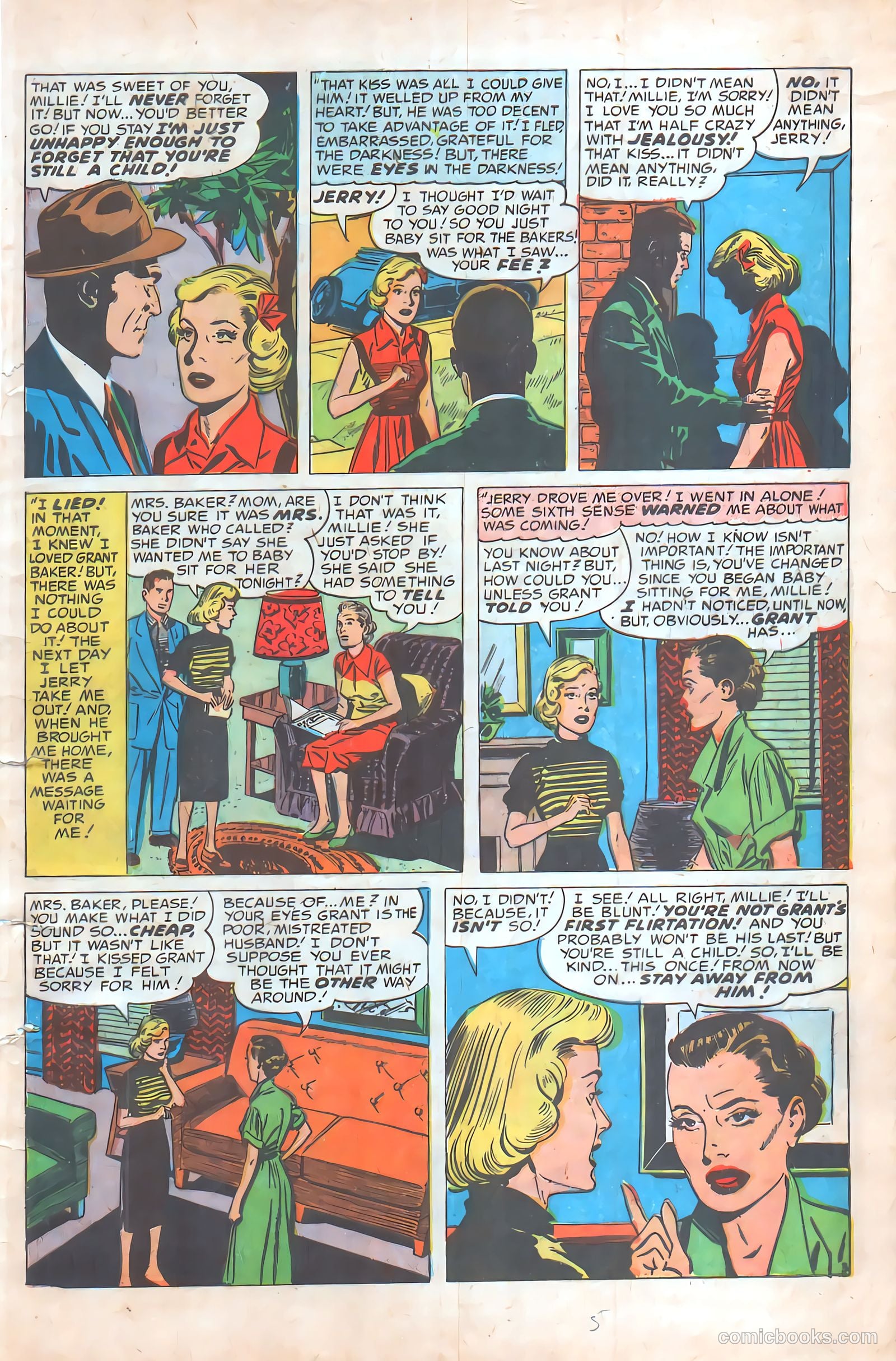 Young Romance #72 (1953) — page 5 of 36