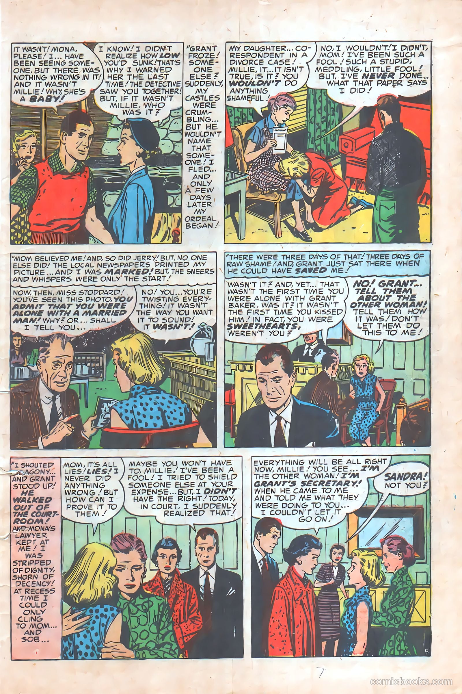 Young Romance #72 (1953) — page 7 of 36