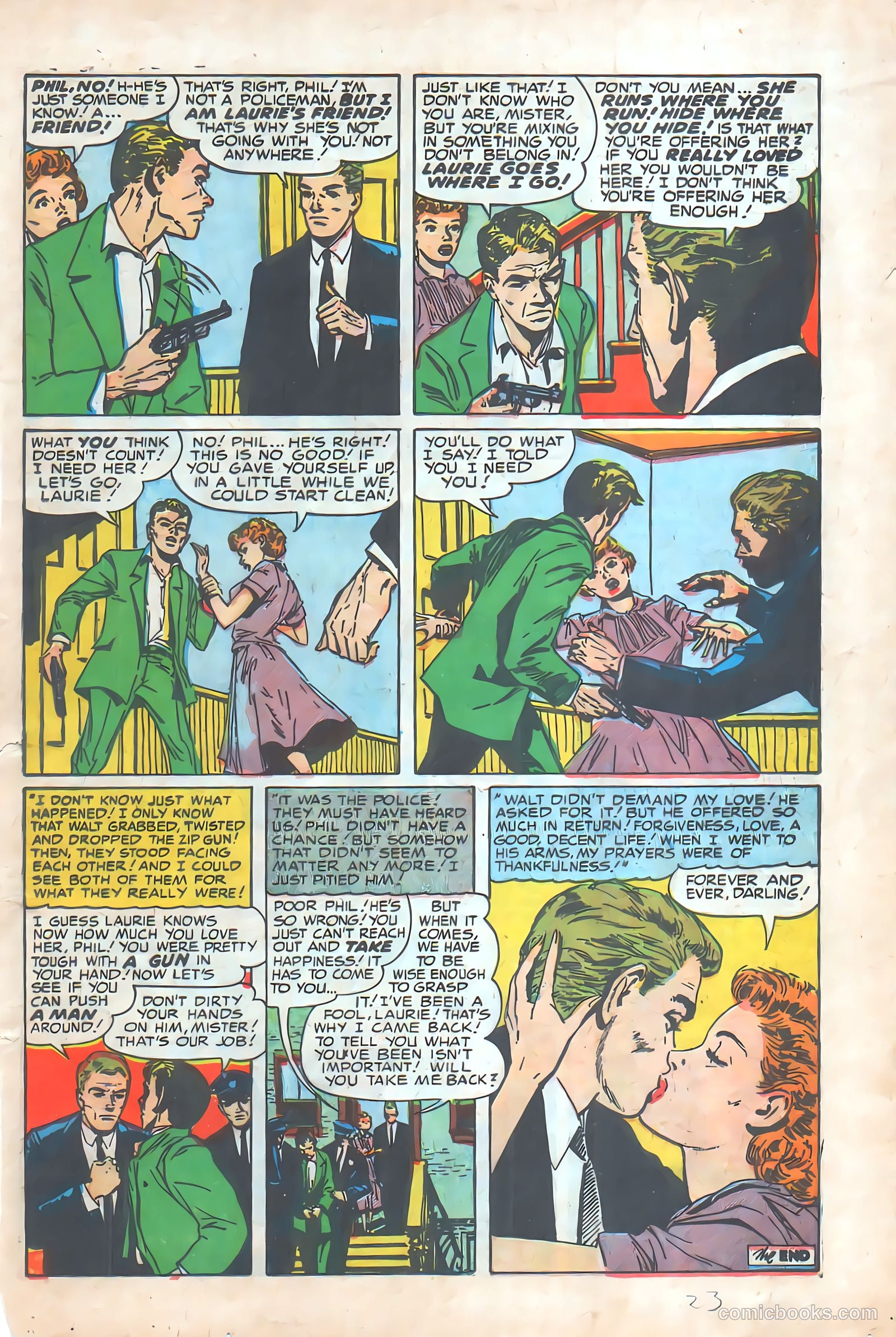 Young Romance #72 (1953) — page 23 of 36