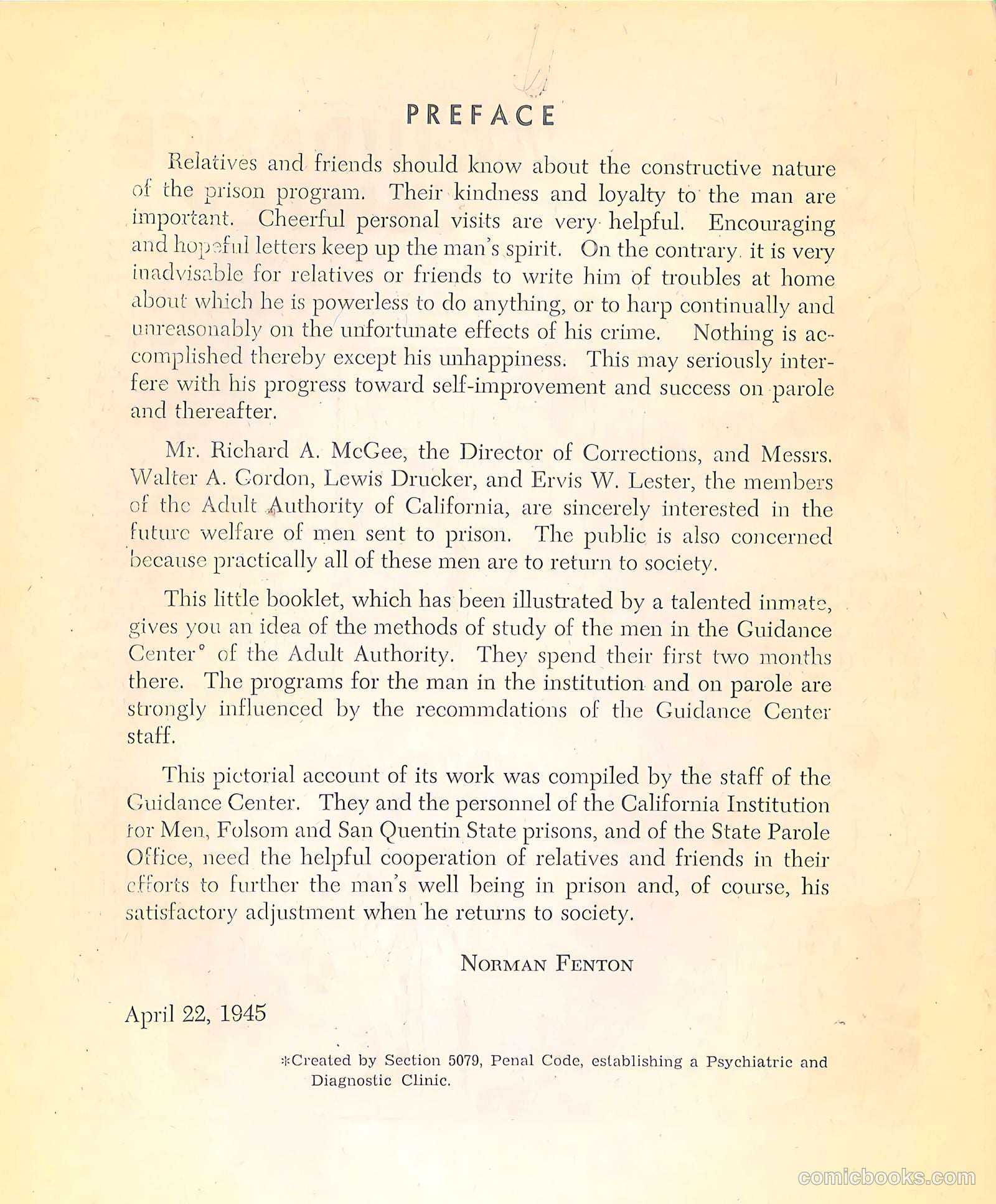 The Guidance Center of the Adult Authority #nn (1945) — page 2 of 12