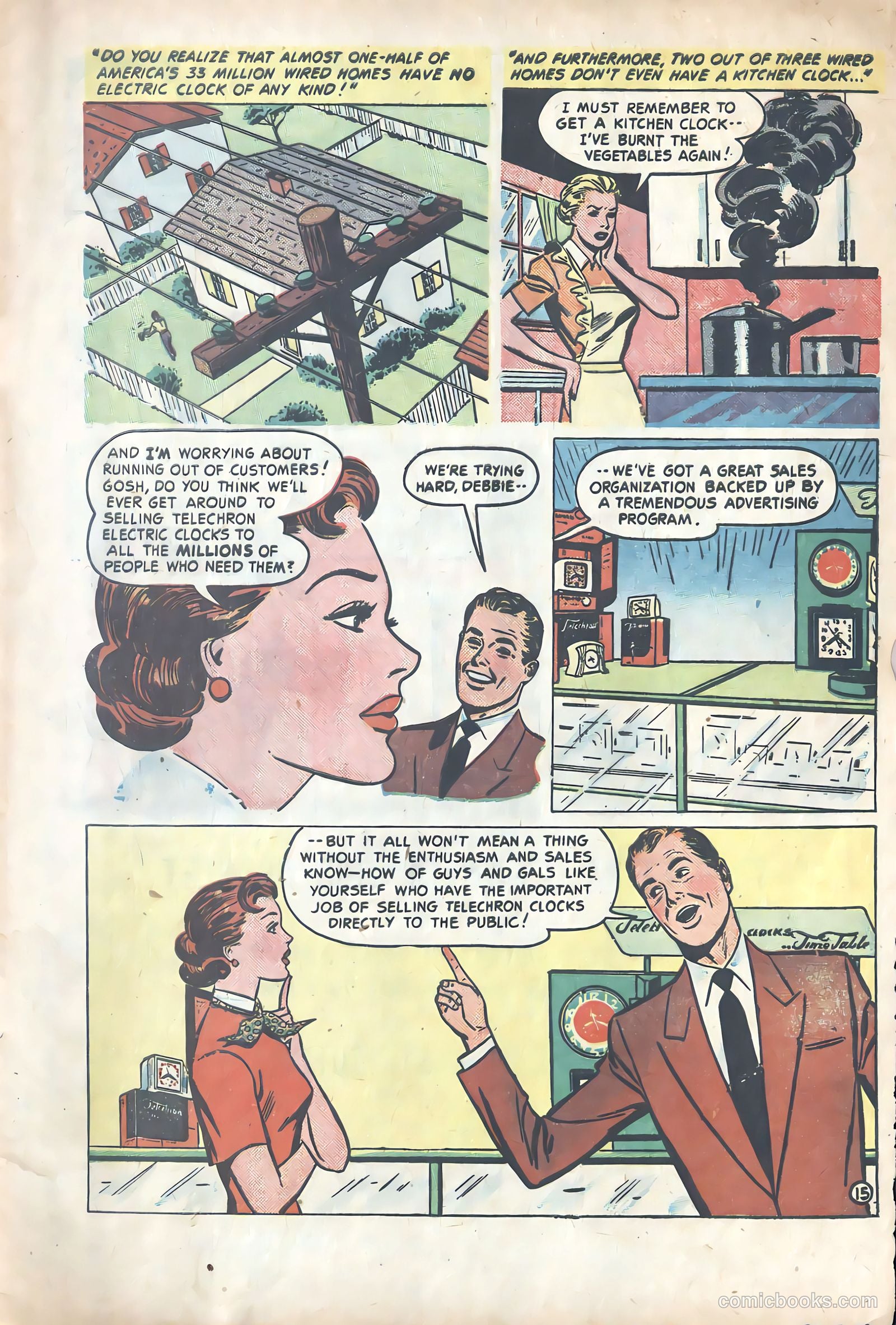 How to Clock Up Extra Sales! #nn (1950) — page 15 of 16