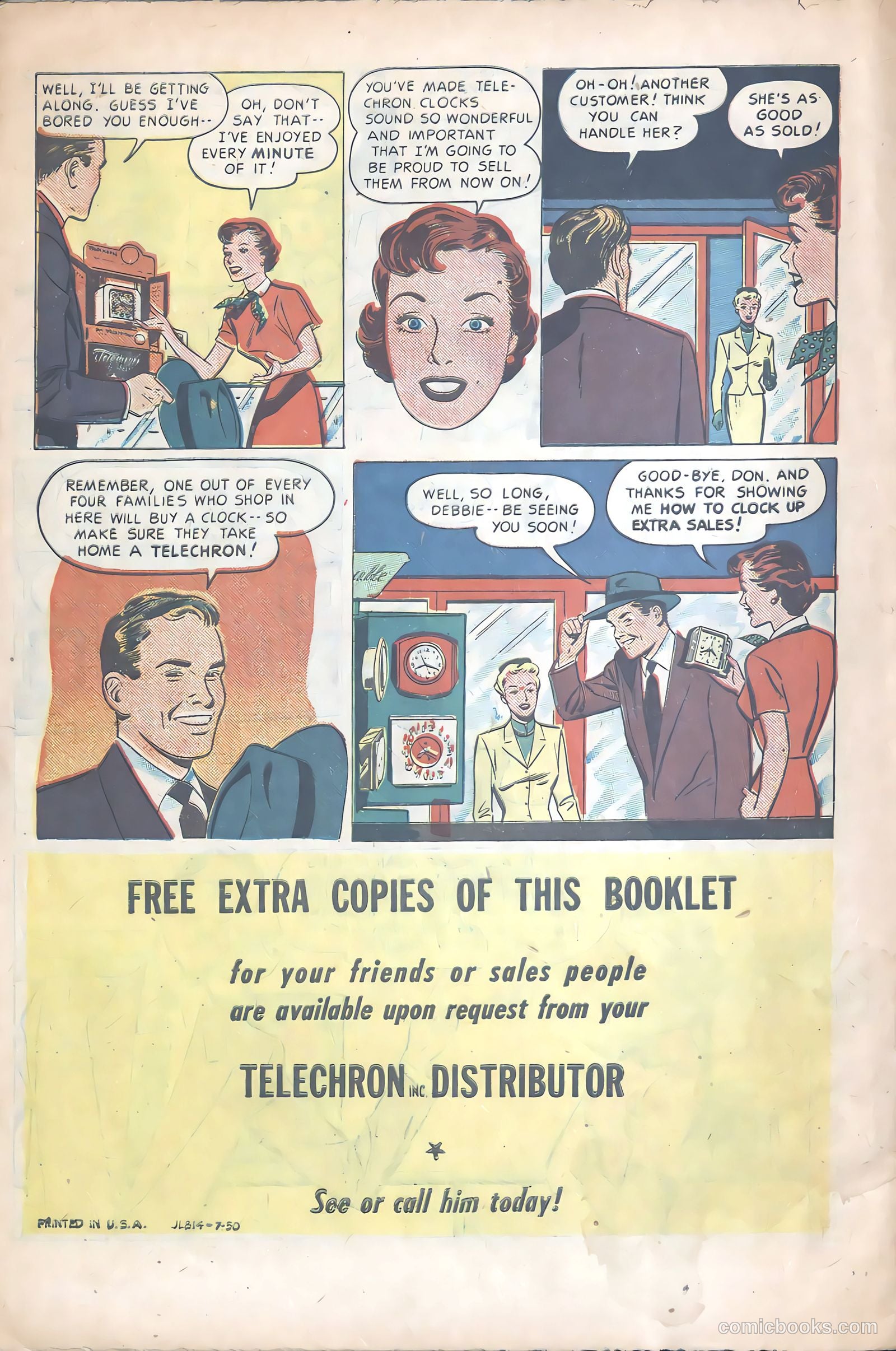 How to Clock Up Extra Sales! #nn (1950) — page 16 of 16