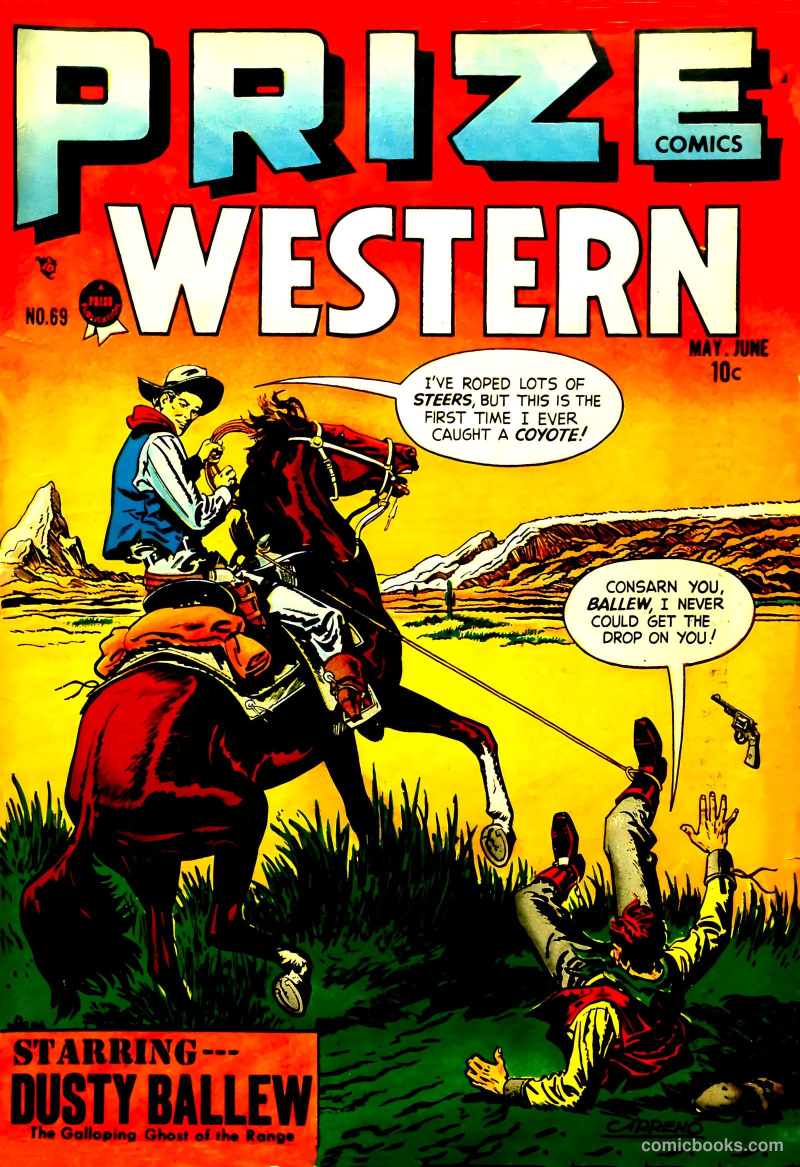 Prize Comics Western #69