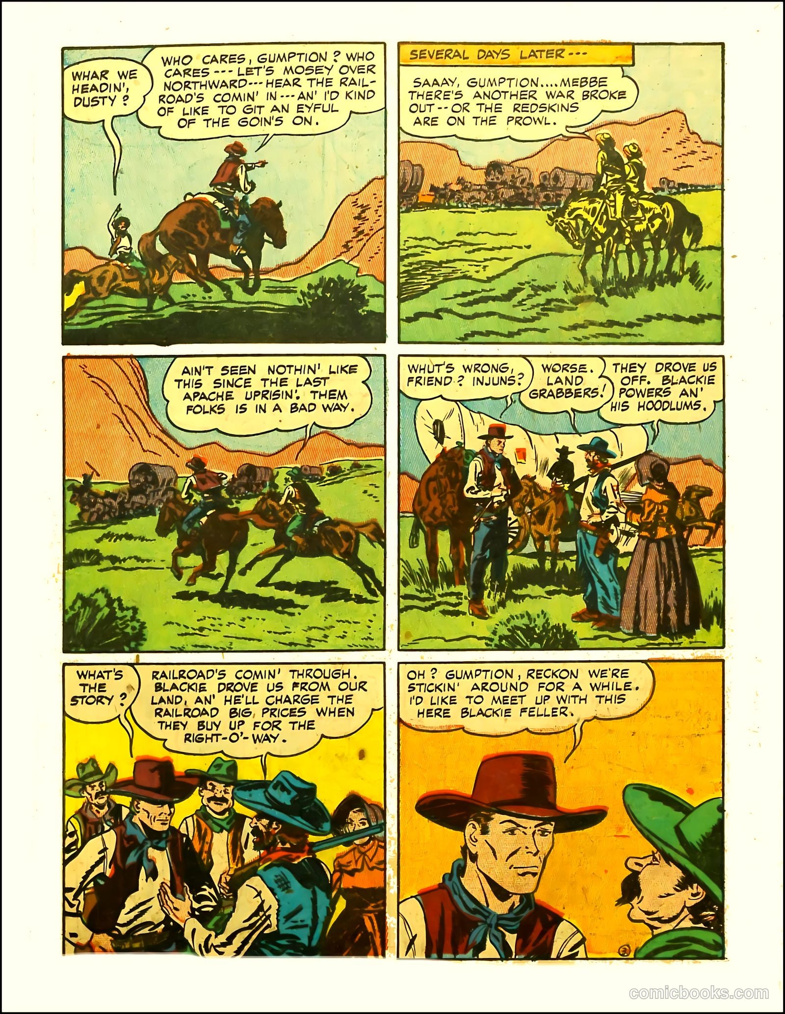 Prize Comics Western #69 (1950) — page 5 of 52