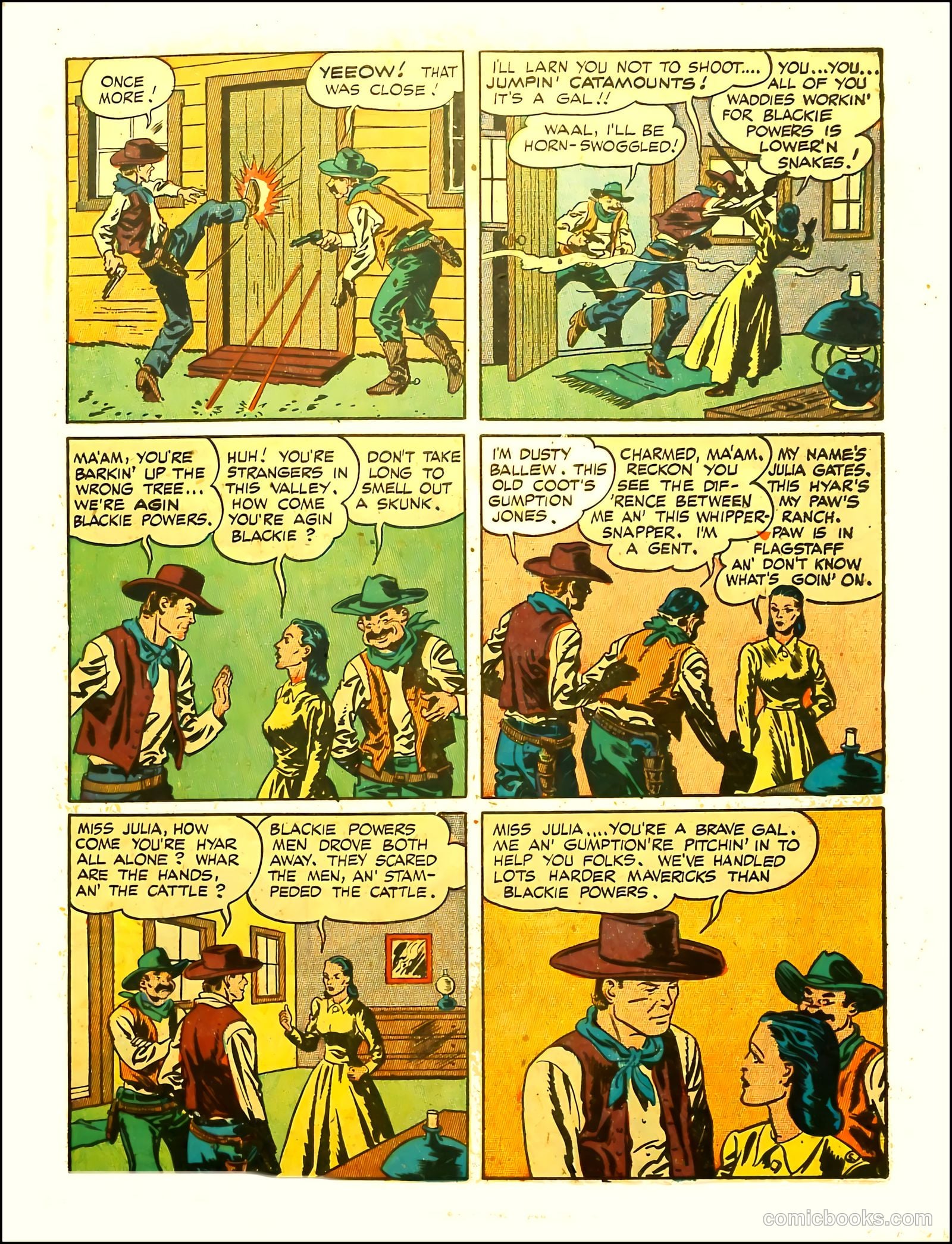 Prize Comics Western #69 (1950) — page 7 of 52