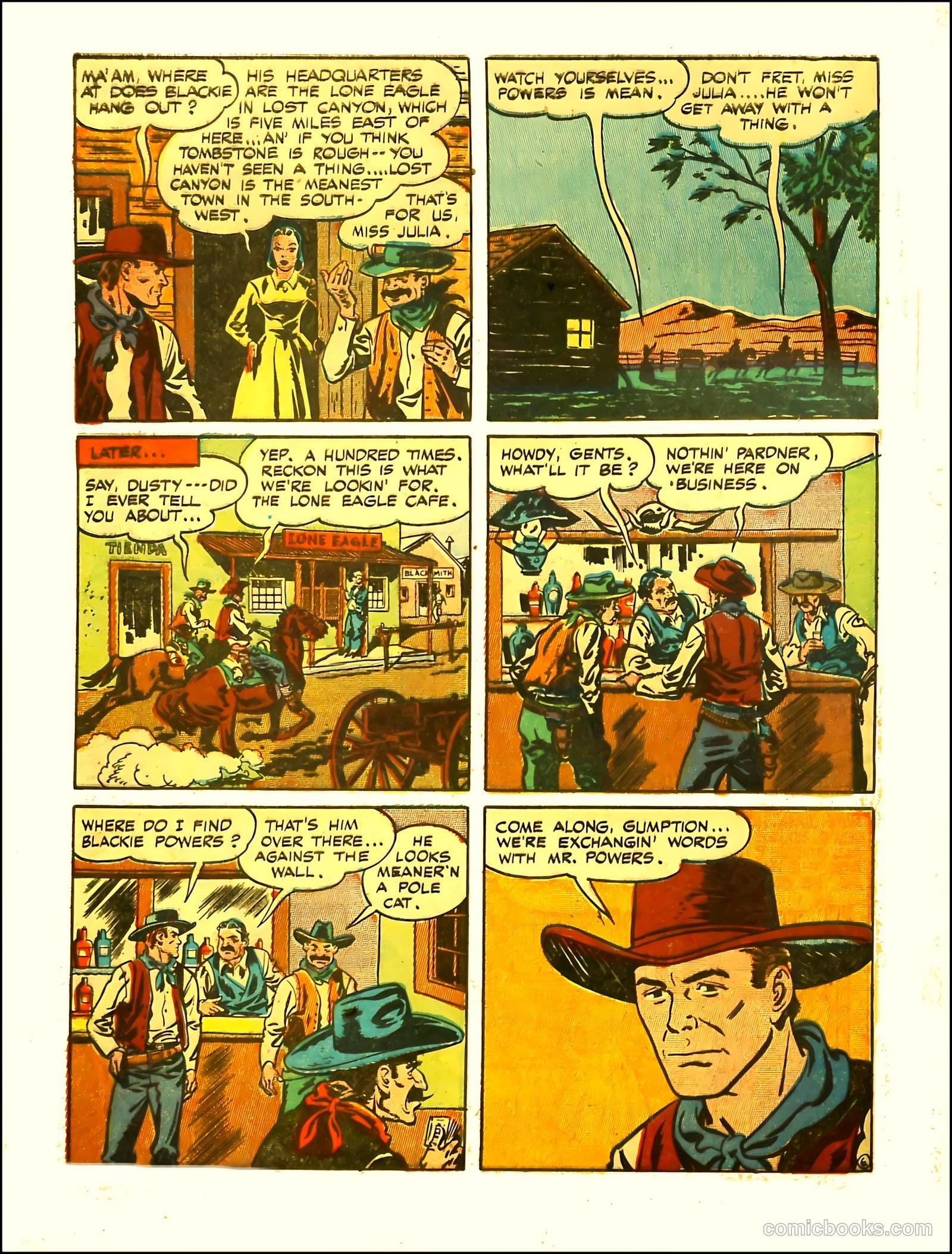 Prize Comics Western #69 (1950) — page 8 of 52