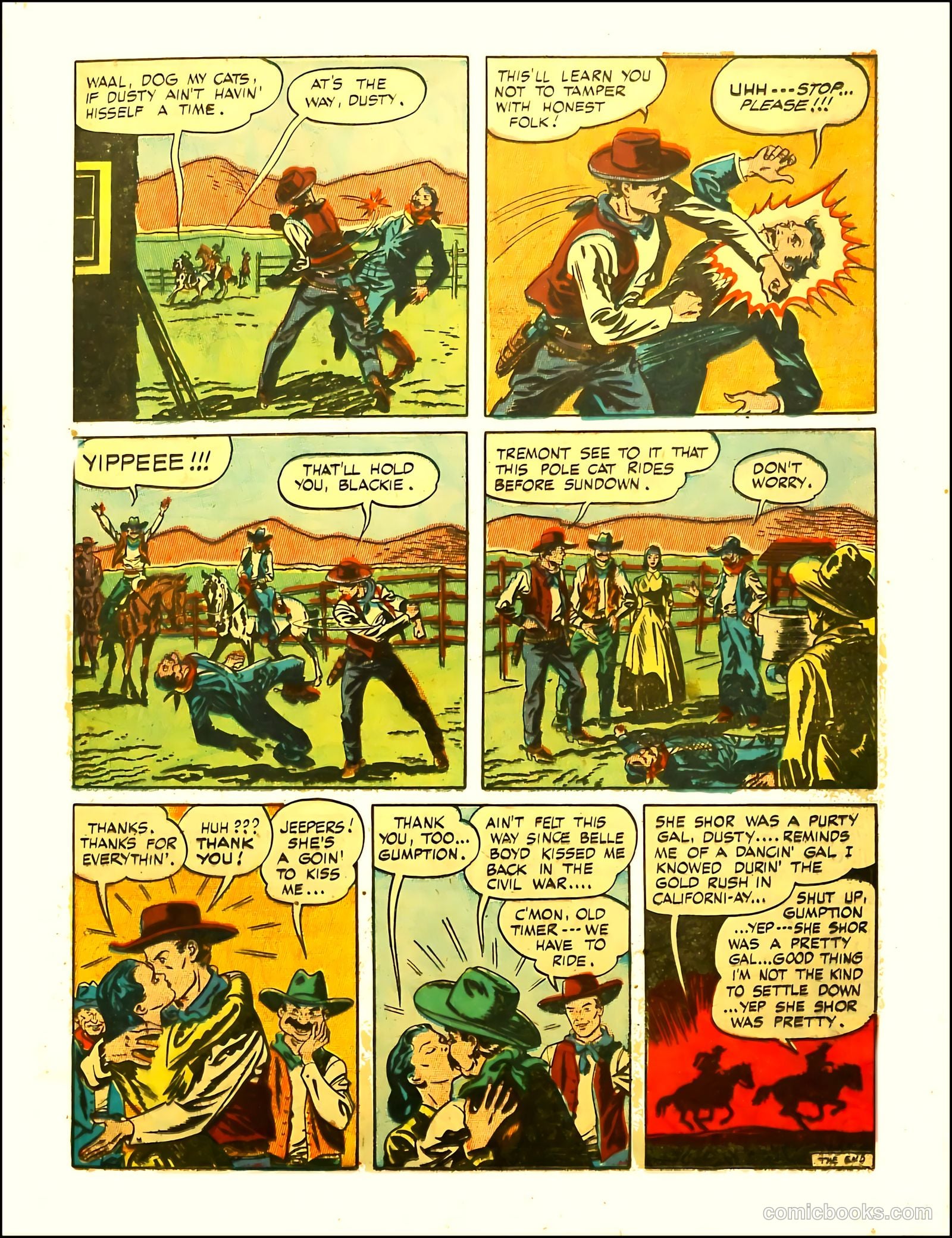 Prize Comics Western #69 (1950) — page 15 of 52