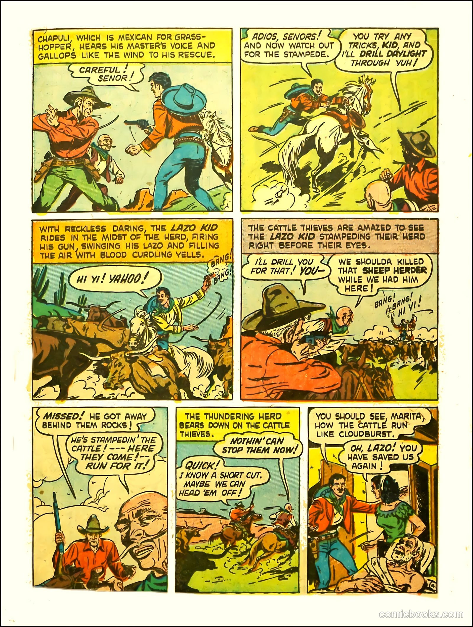 Prize Comics Western #69 (1950) — page 19 of 52