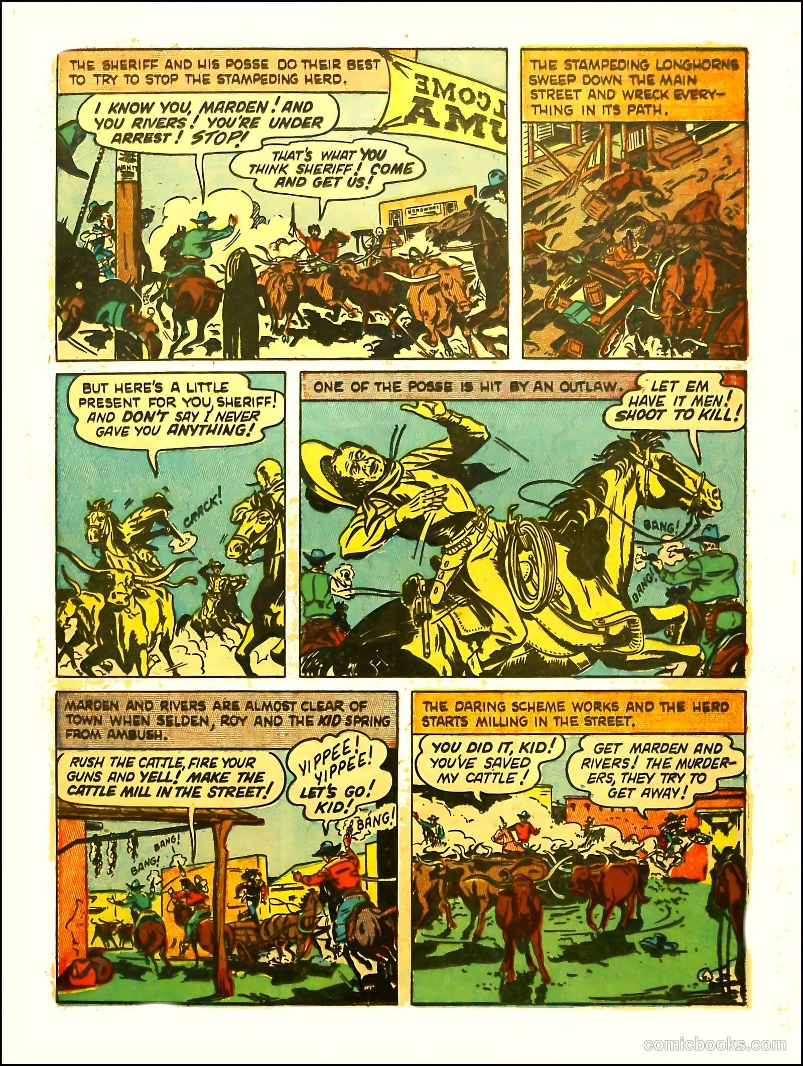 Prize Comics Western #69 (1950) — page 21 of 52