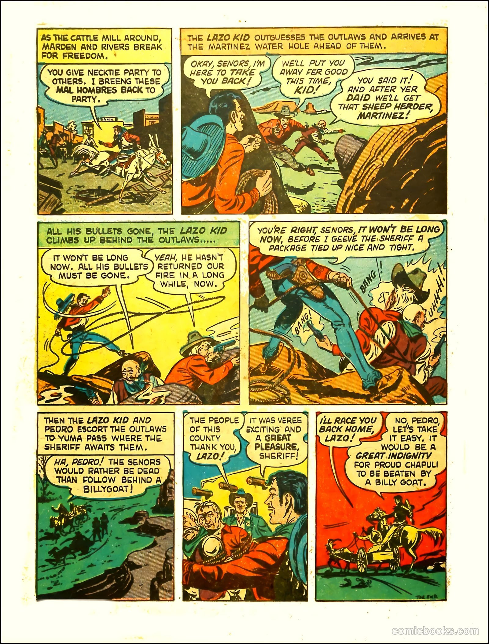 Prize Comics Western #69 (1950) — page 22 of 52