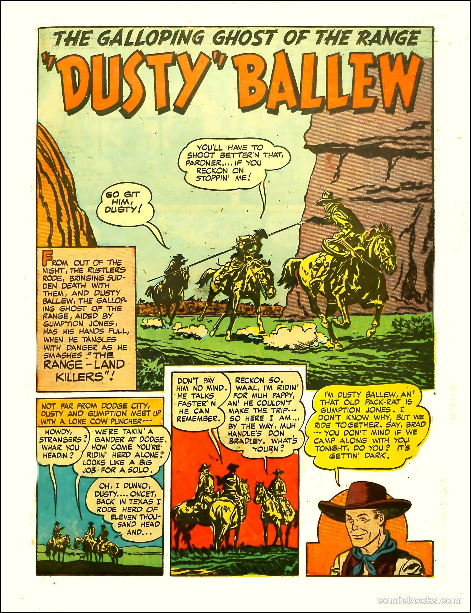 Prize Comics Western #69 (1950) — page 23 of 52