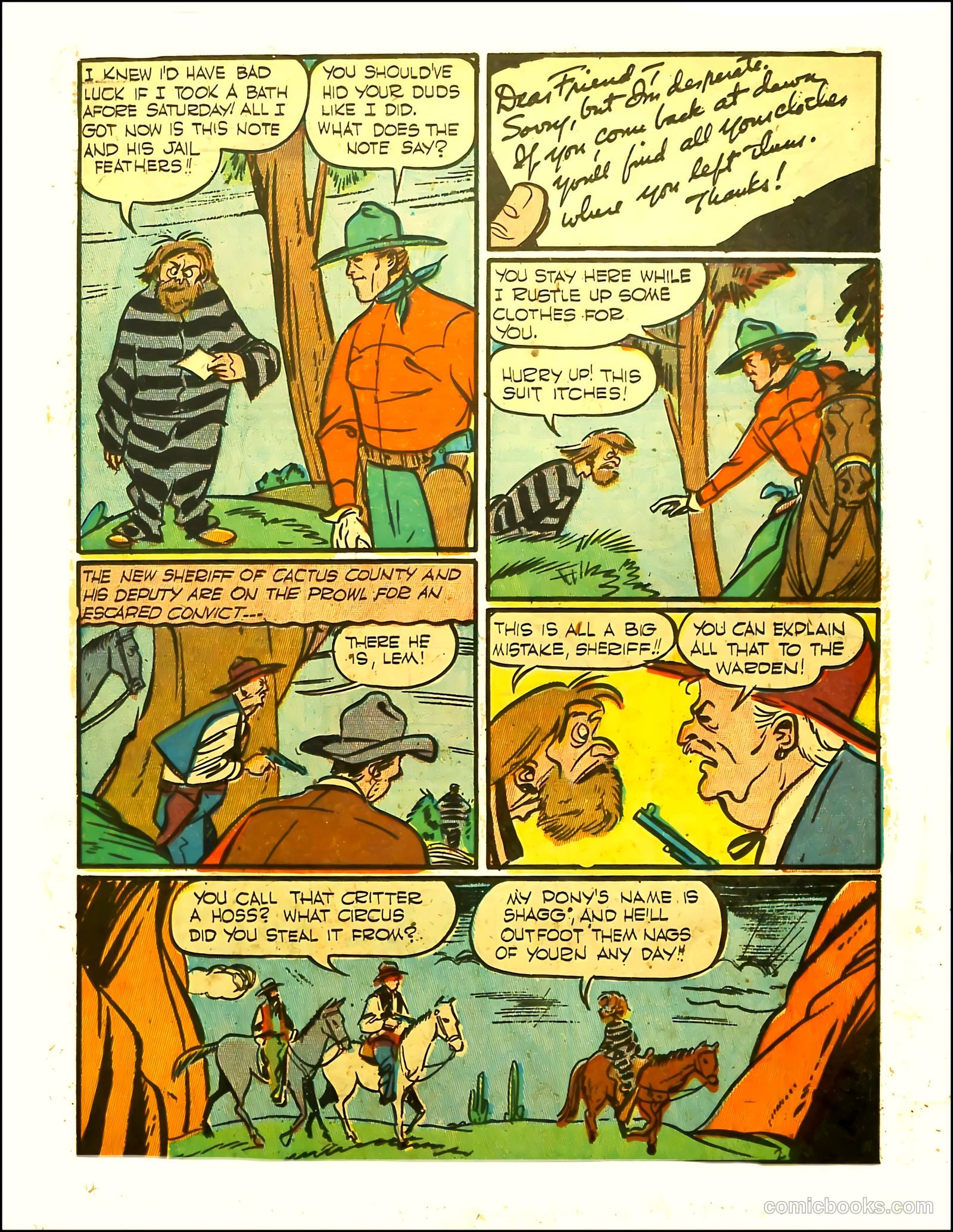 Prize Comics Western #69 (1950) — page 33 of 52