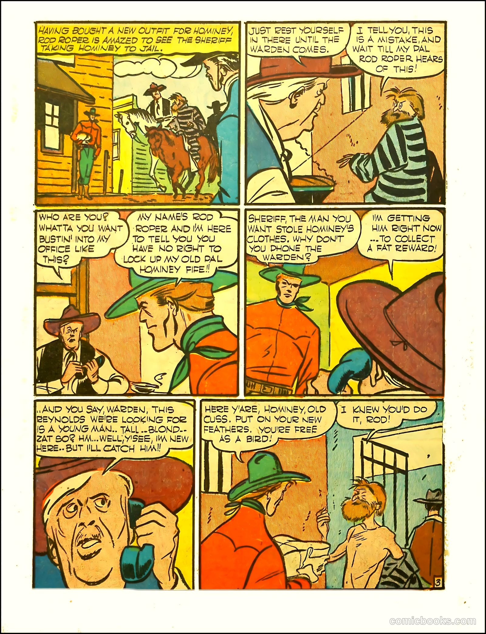 Prize Comics Western #69 (1950) — page 34 of 52