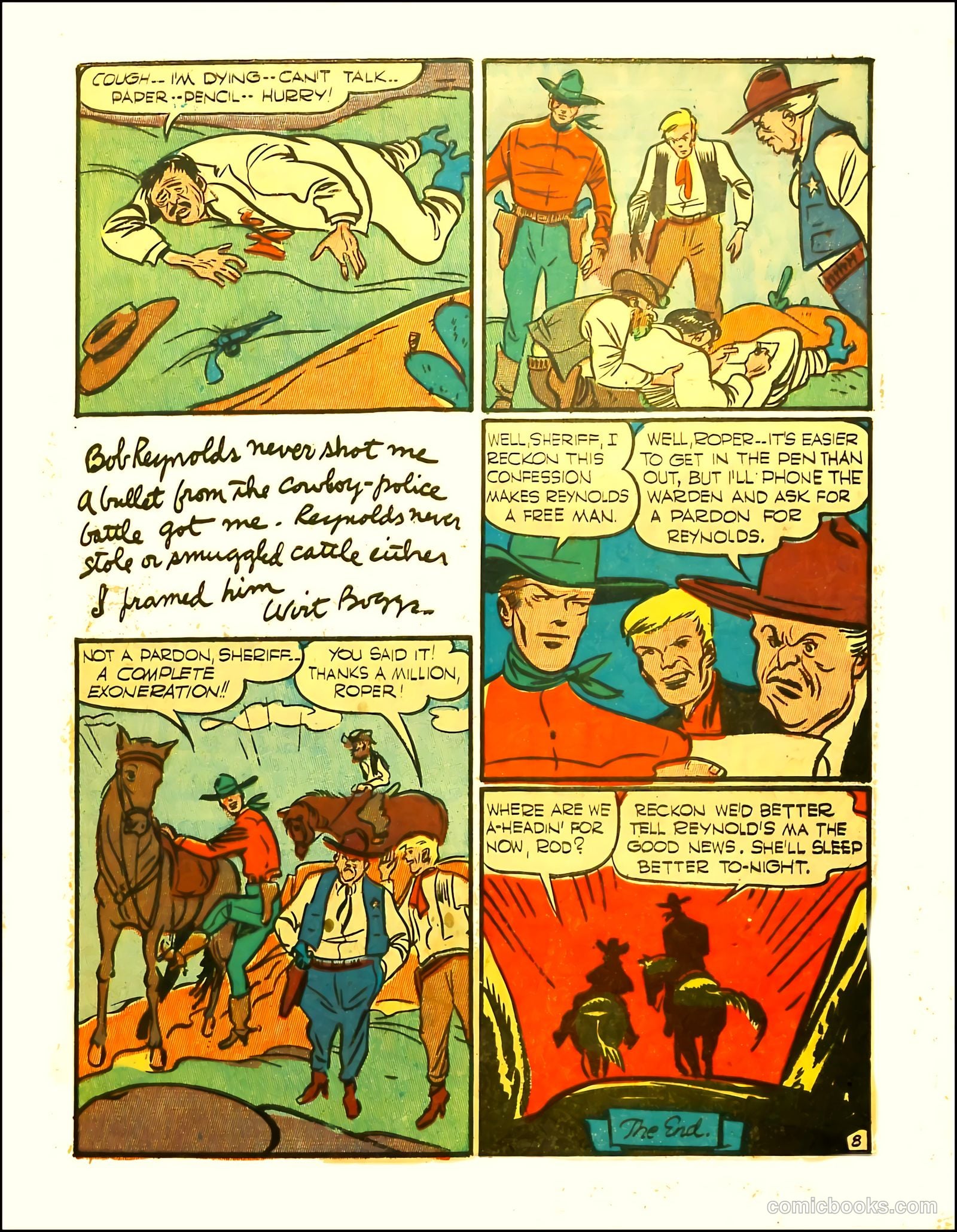Prize Comics Western #69 (1950) — page 39 of 52