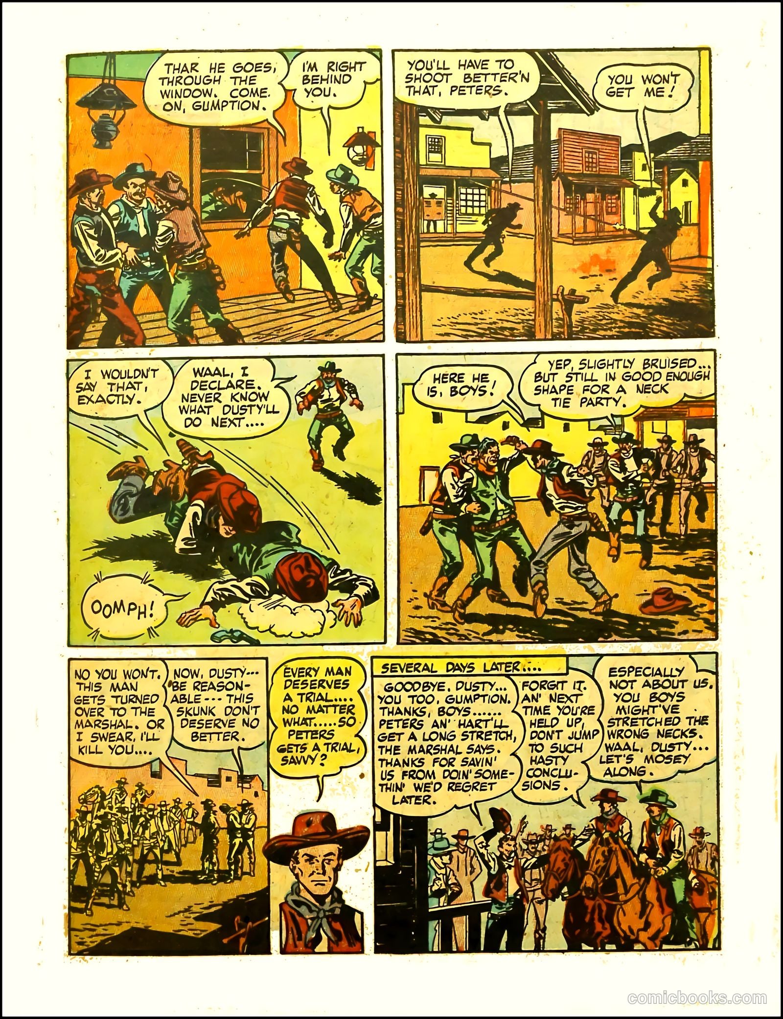 Prize Comics Western #69 (1950) — page 47 of 52