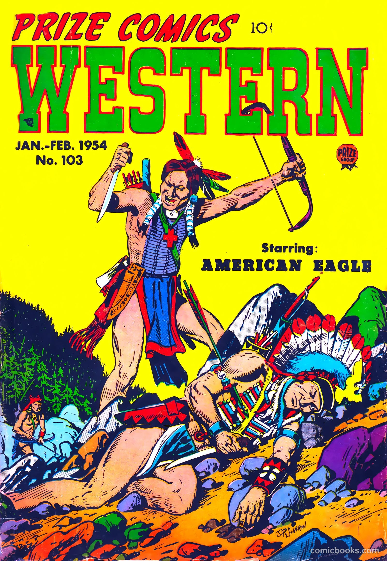 Prize Comics Western #103