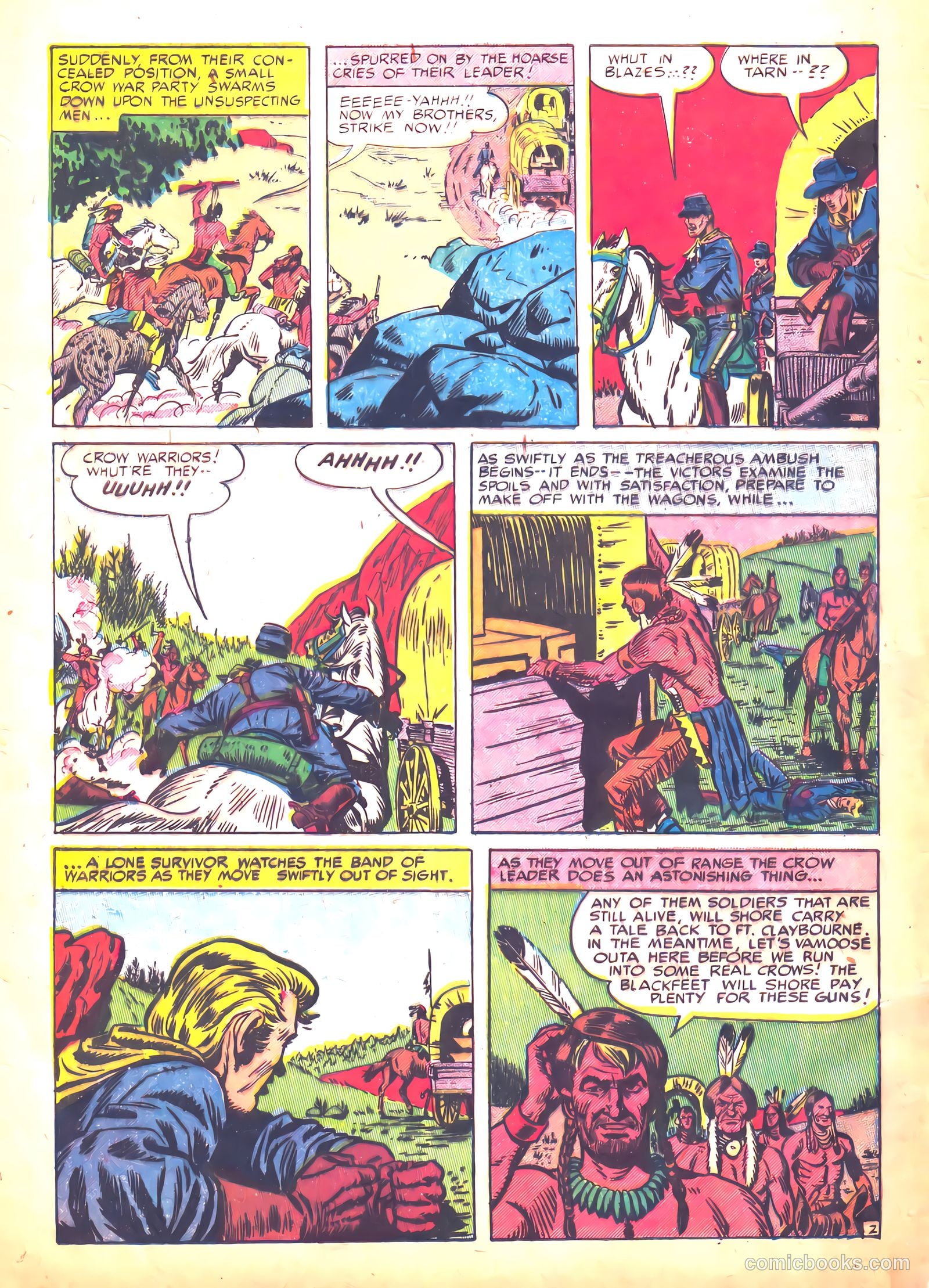 Prize Comics Western #103 (1950) — page 4 of 36