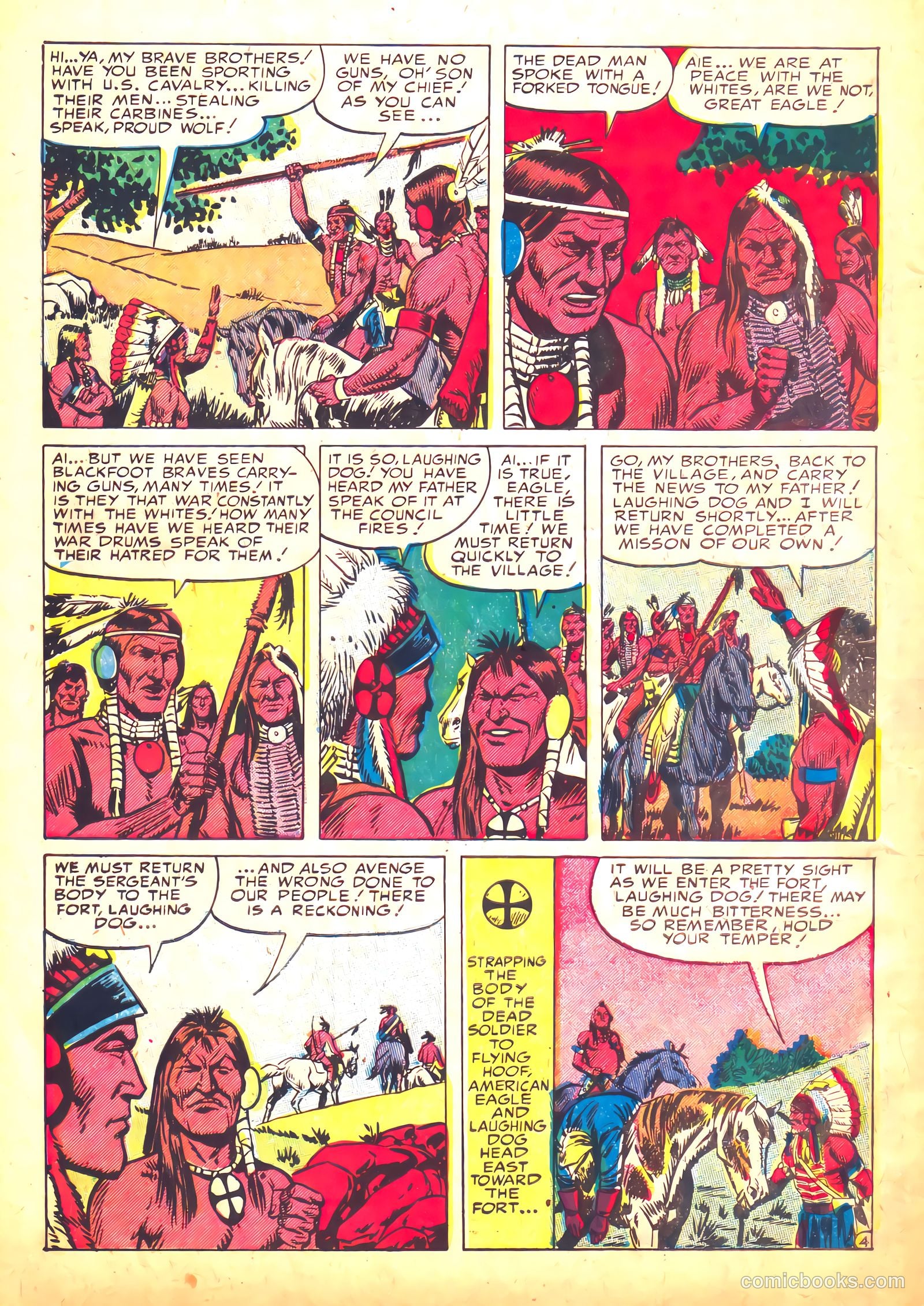 Prize Comics Western #103 (1950) — page 6 of 36