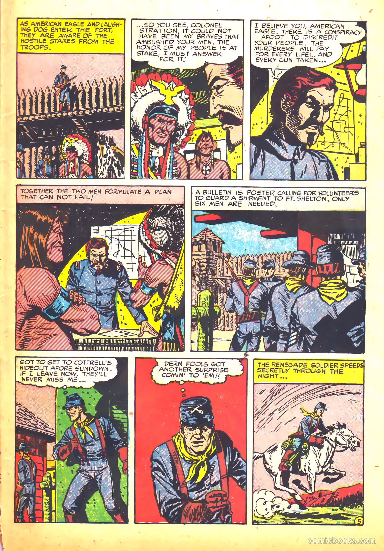 Prize Comics Western #103 (1950) — page 7 of 36
