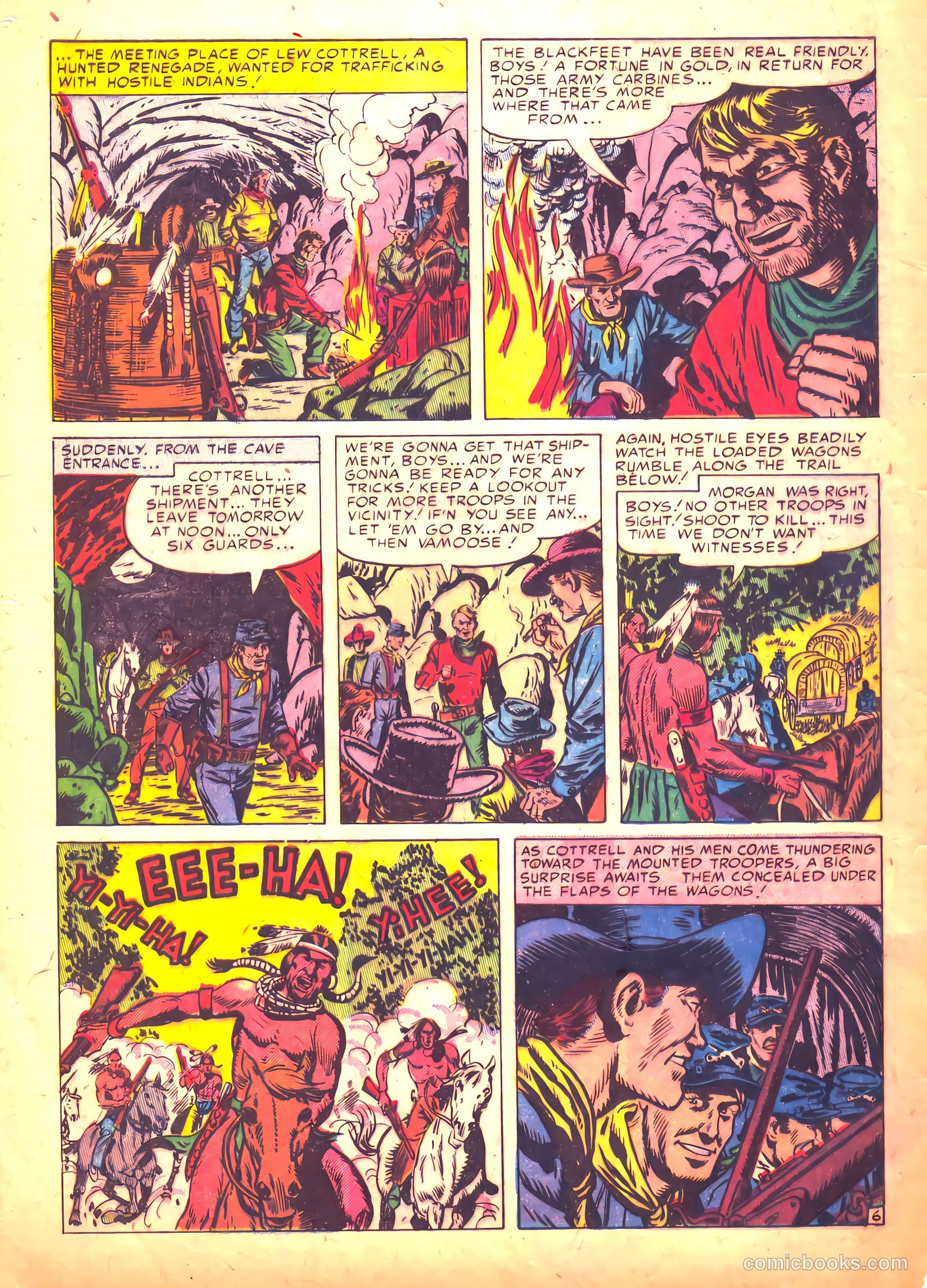 Prize Comics Western #103 (1950) — page 8 of 36