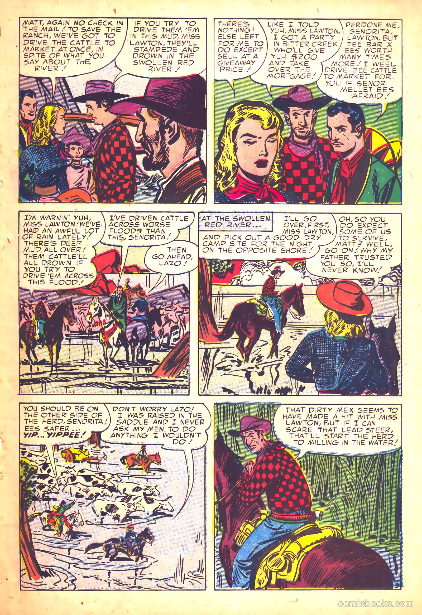 Prize Comics Western #103 (1950) — page 19 of 36