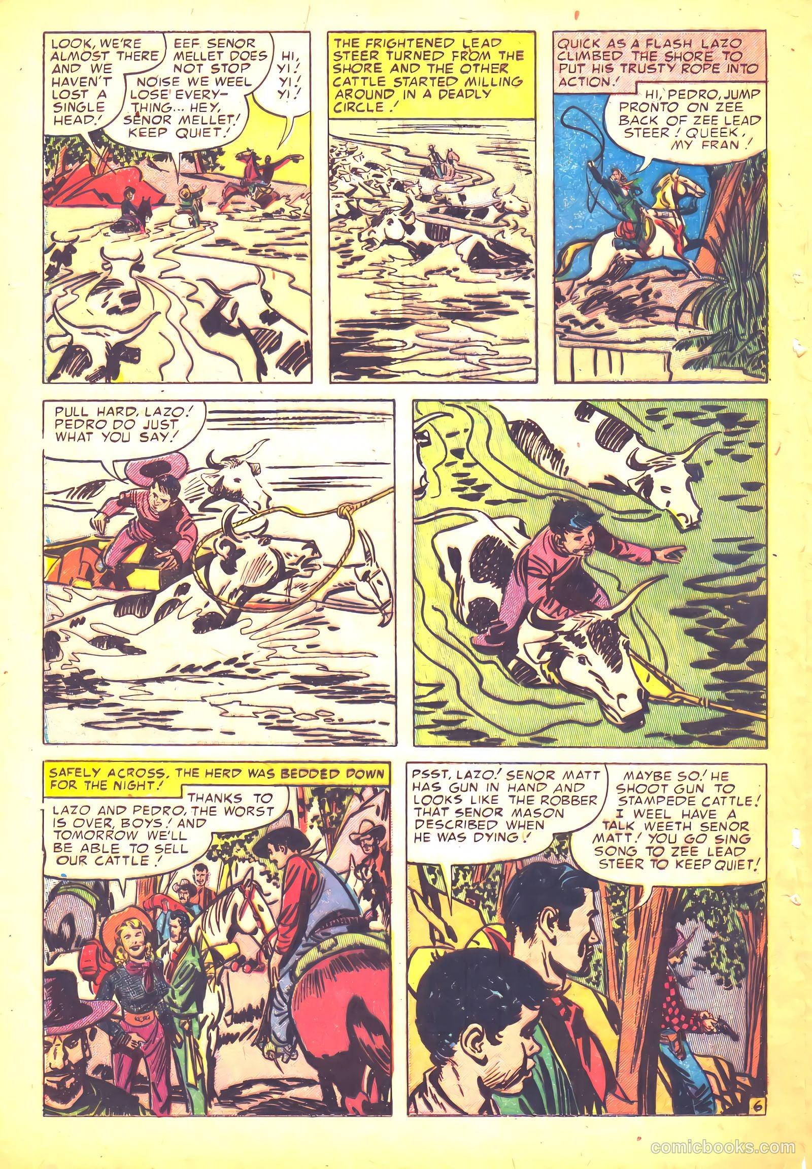 Prize Comics Western #103 (1950) — page 20 of 36