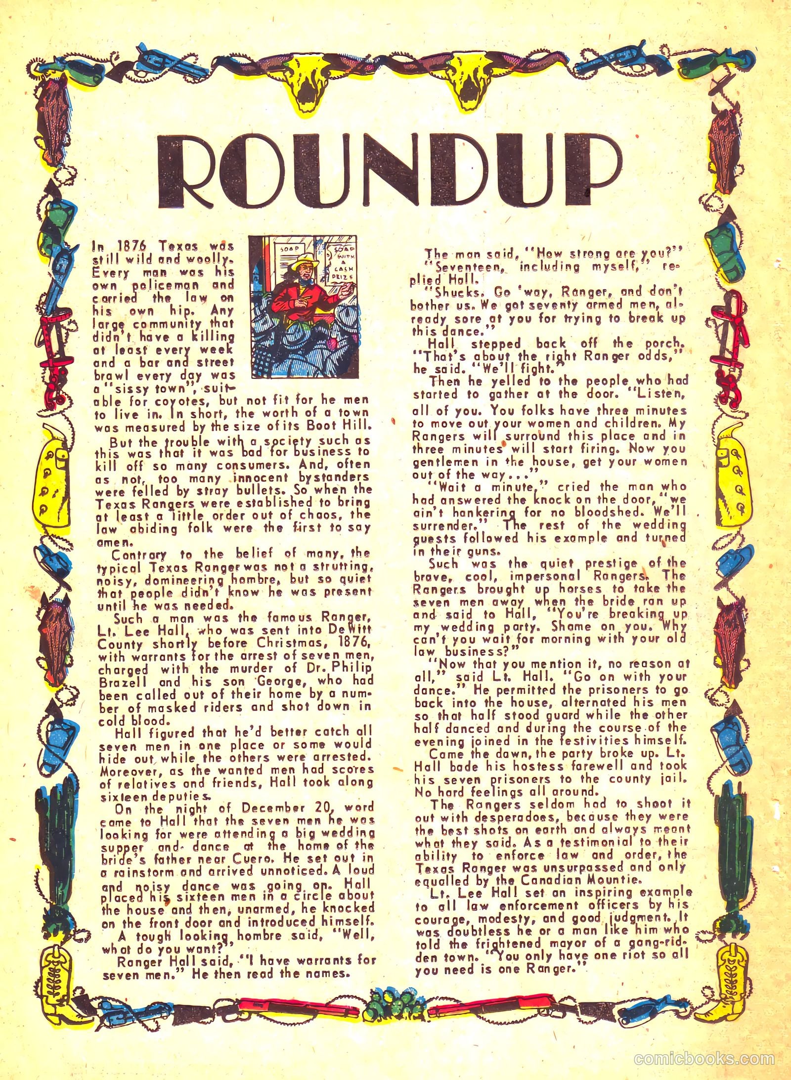 Prize Comics Western #103 (1950) — page 22 of 36