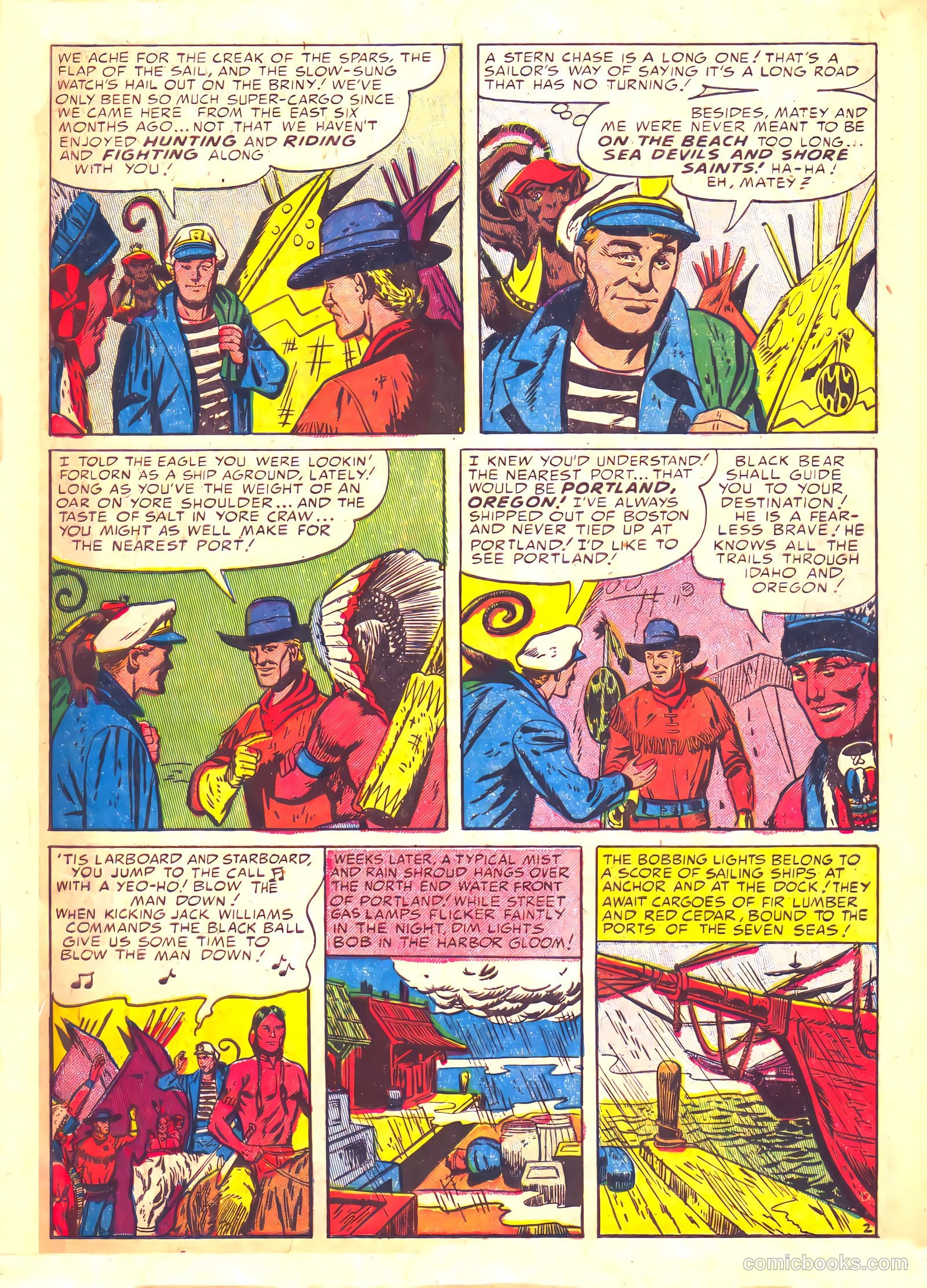 Prize Comics Western #103 (1950) — page 27 of 36