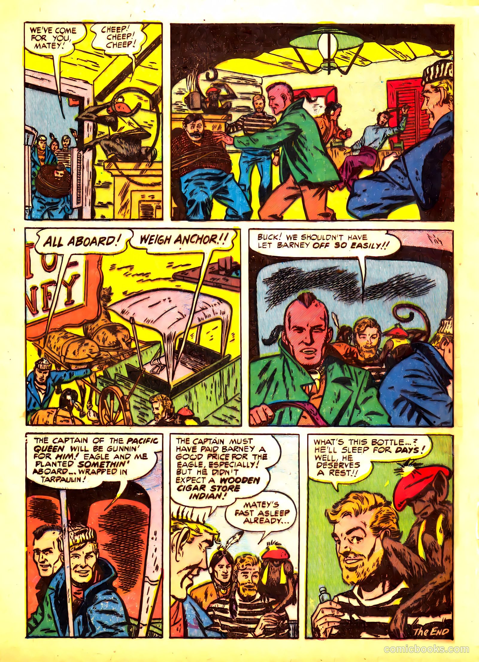 Prize Comics Western #103 (1950) — page 32 of 36