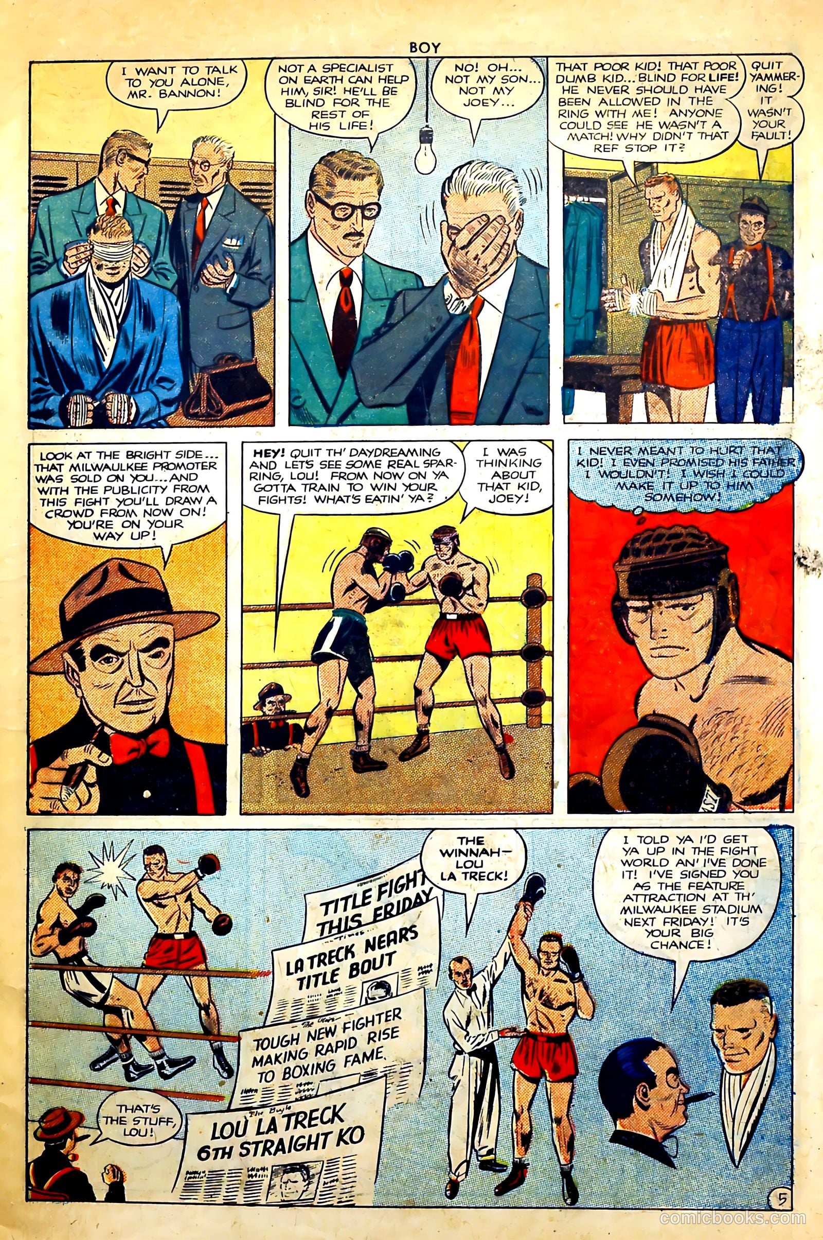 Boy Comics #77 (1950) — page 7 of 36