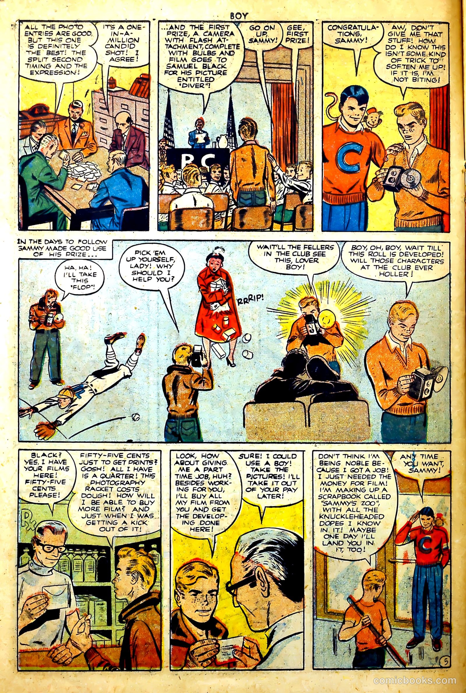 Boy Comics #77 (1950) — page 16 of 36