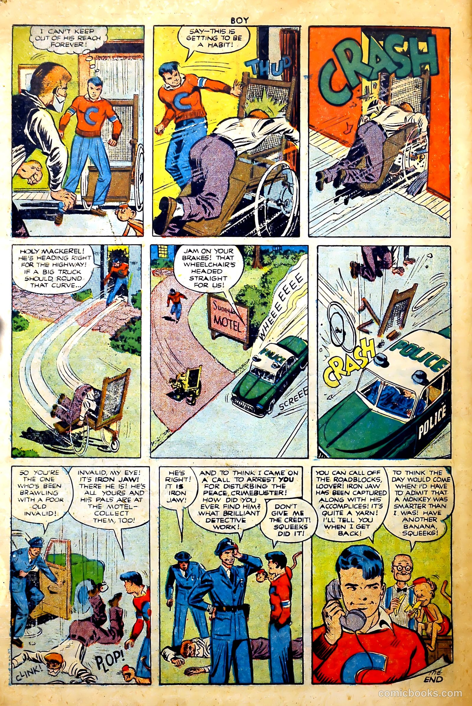 Boy Comics #77 (1950) — page 32 of 36