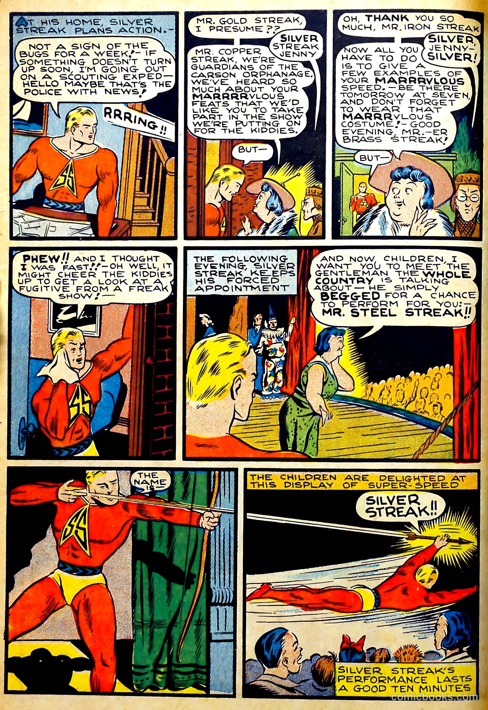 Silver Streak Comics #22 (1939) — page 4 of 60