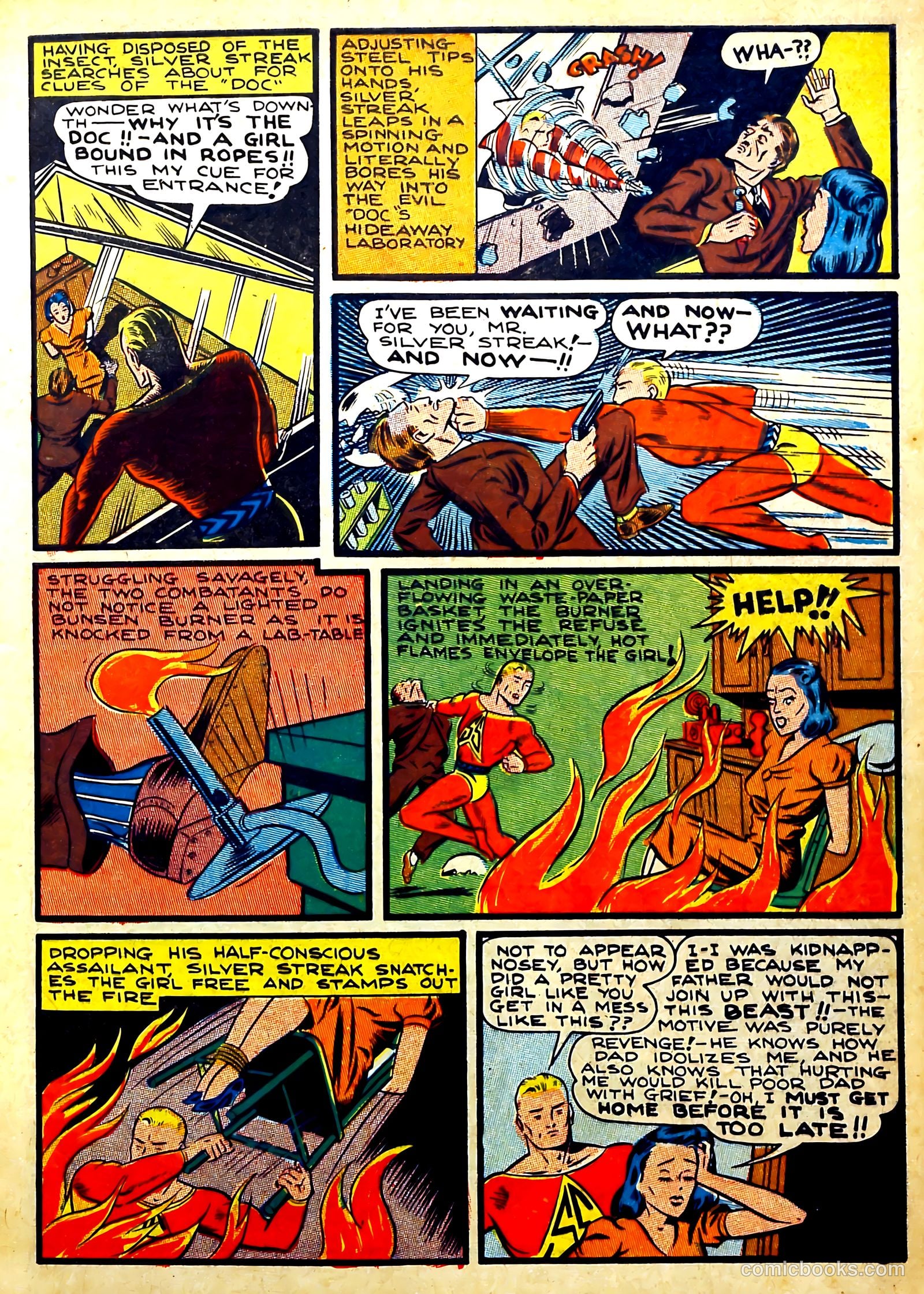 Silver Streak Comics #22 (1939) — page 7 of 60