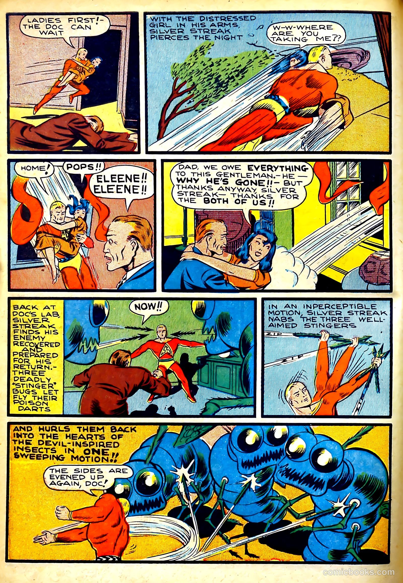 Silver Streak Comics #22 (1939) — page 8 of 60