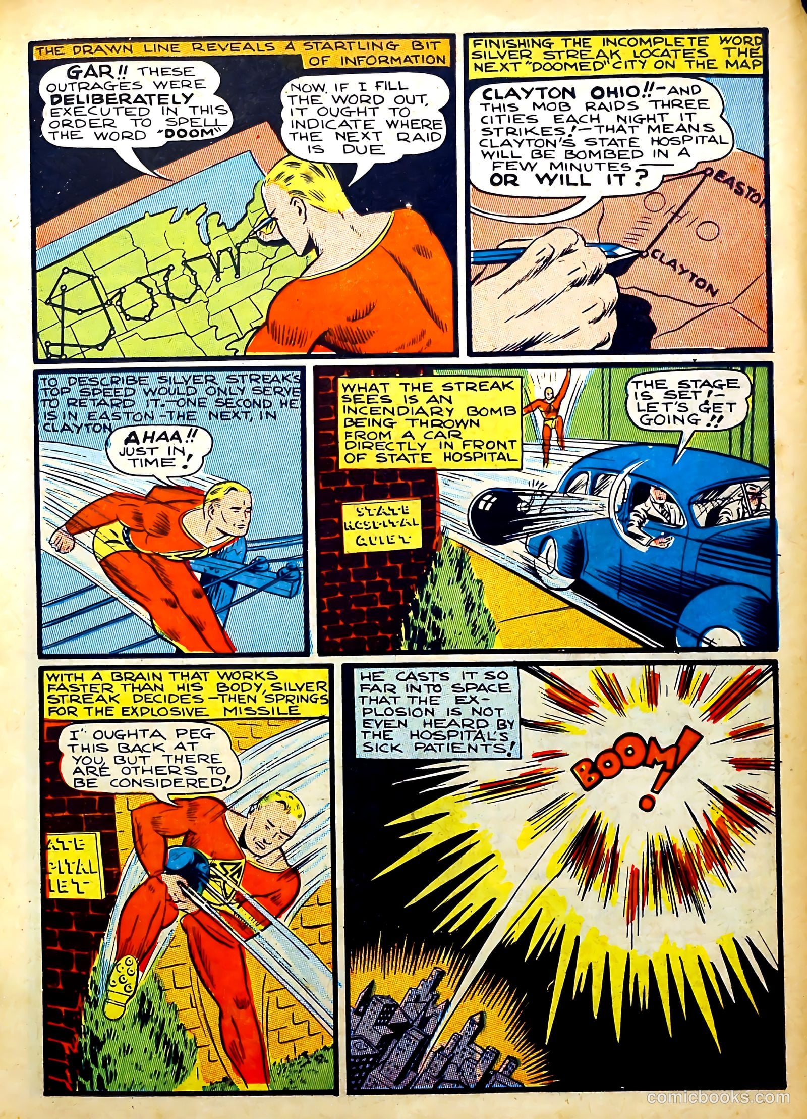 Silver Streak Comics #22 (1939) — page 19 of 60