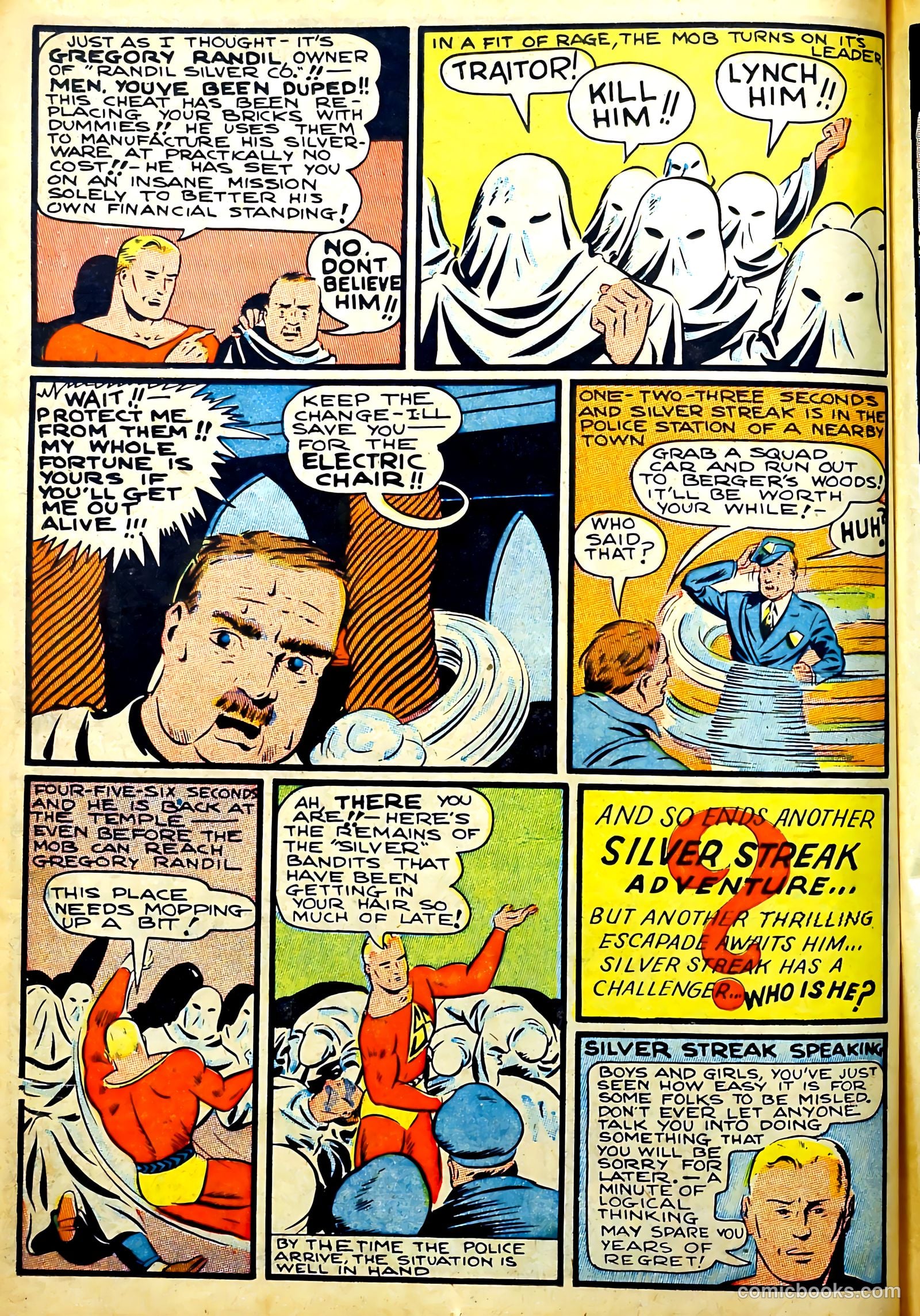 Silver Streak Comics #22 (1939) — page 24 of 60