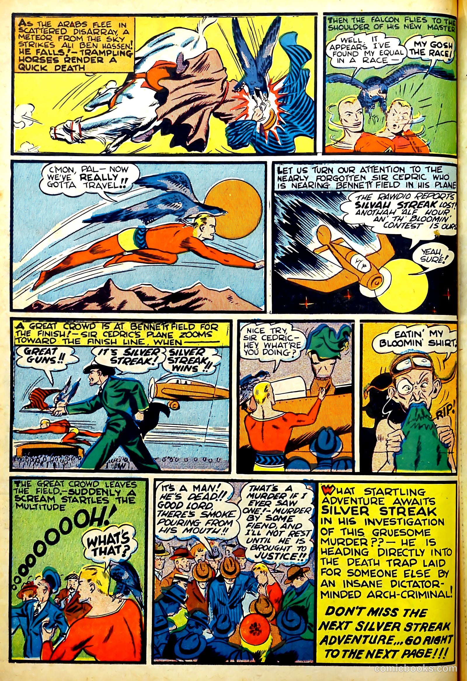 Silver Streak Comics #22 (1939) — page 32 of 60