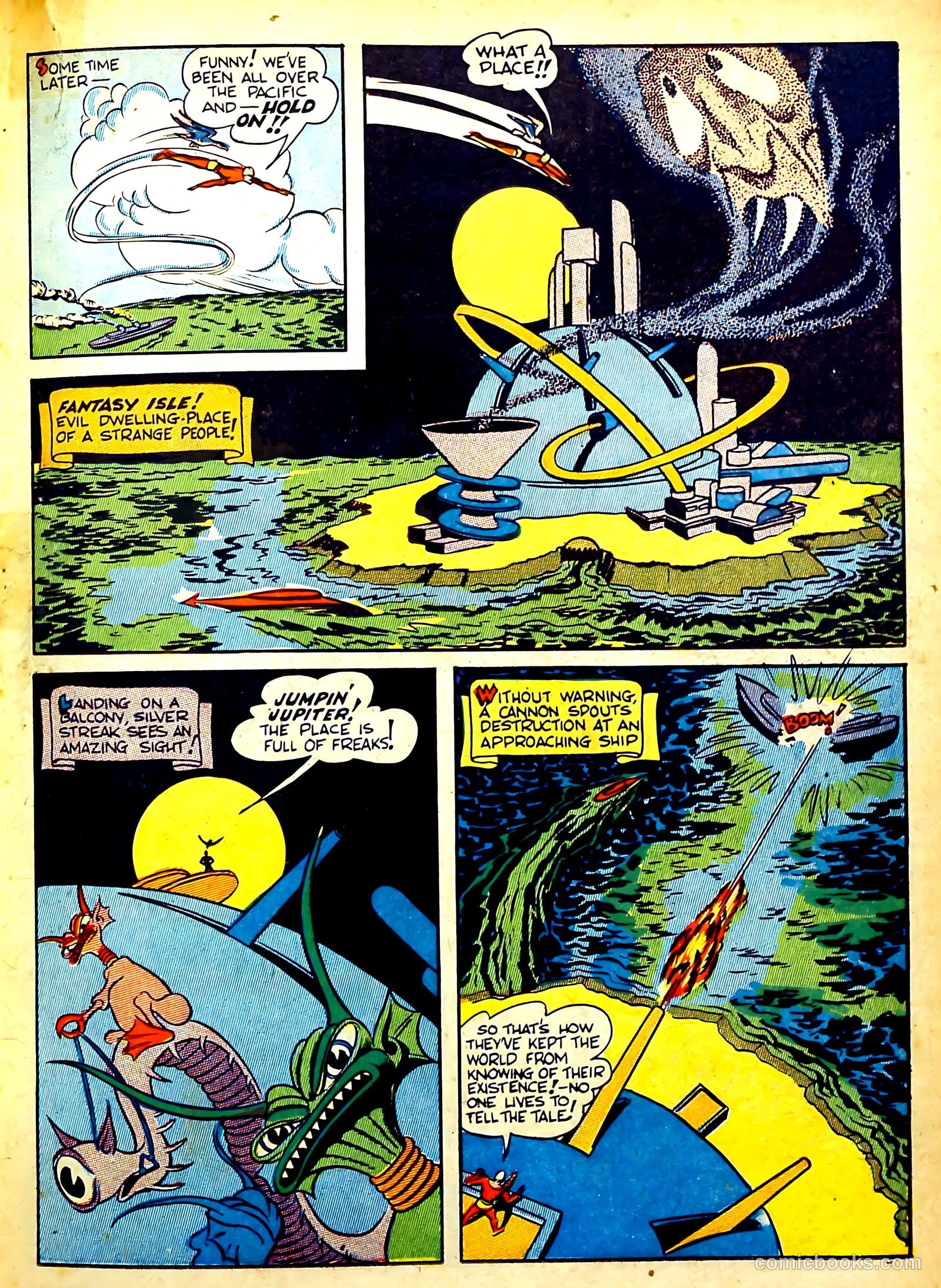 Silver Streak Comics #22 (1939) — page 35 of 60