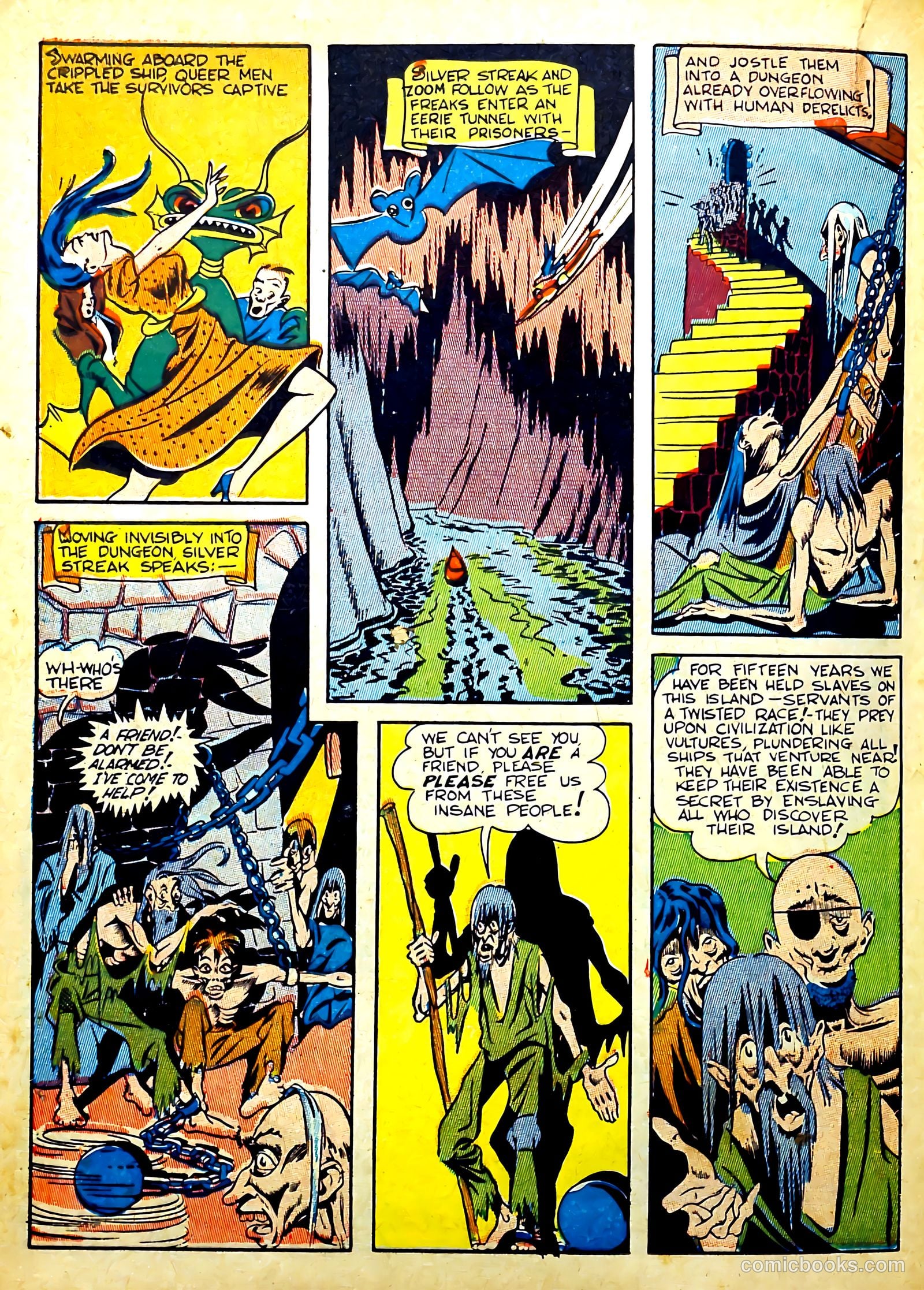 Silver Streak Comics #22 (1939) — page 36 of 60