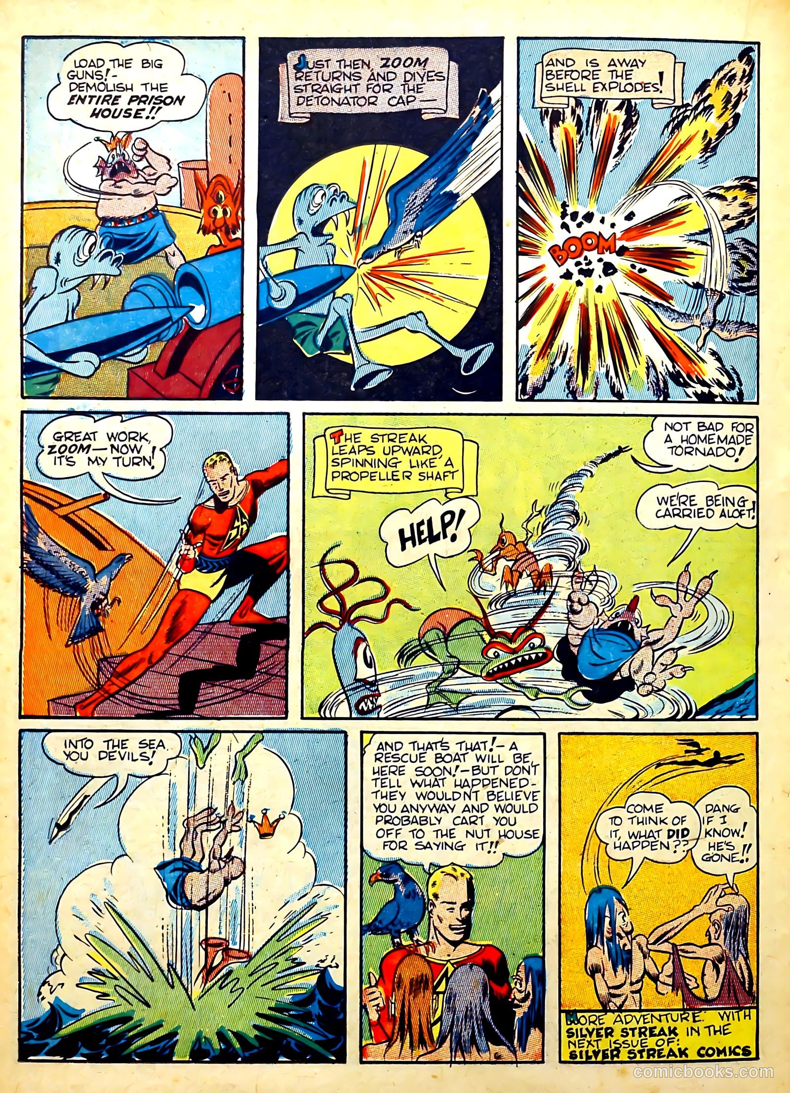 Silver Streak Comics #22 (1939) — page 40 of 60