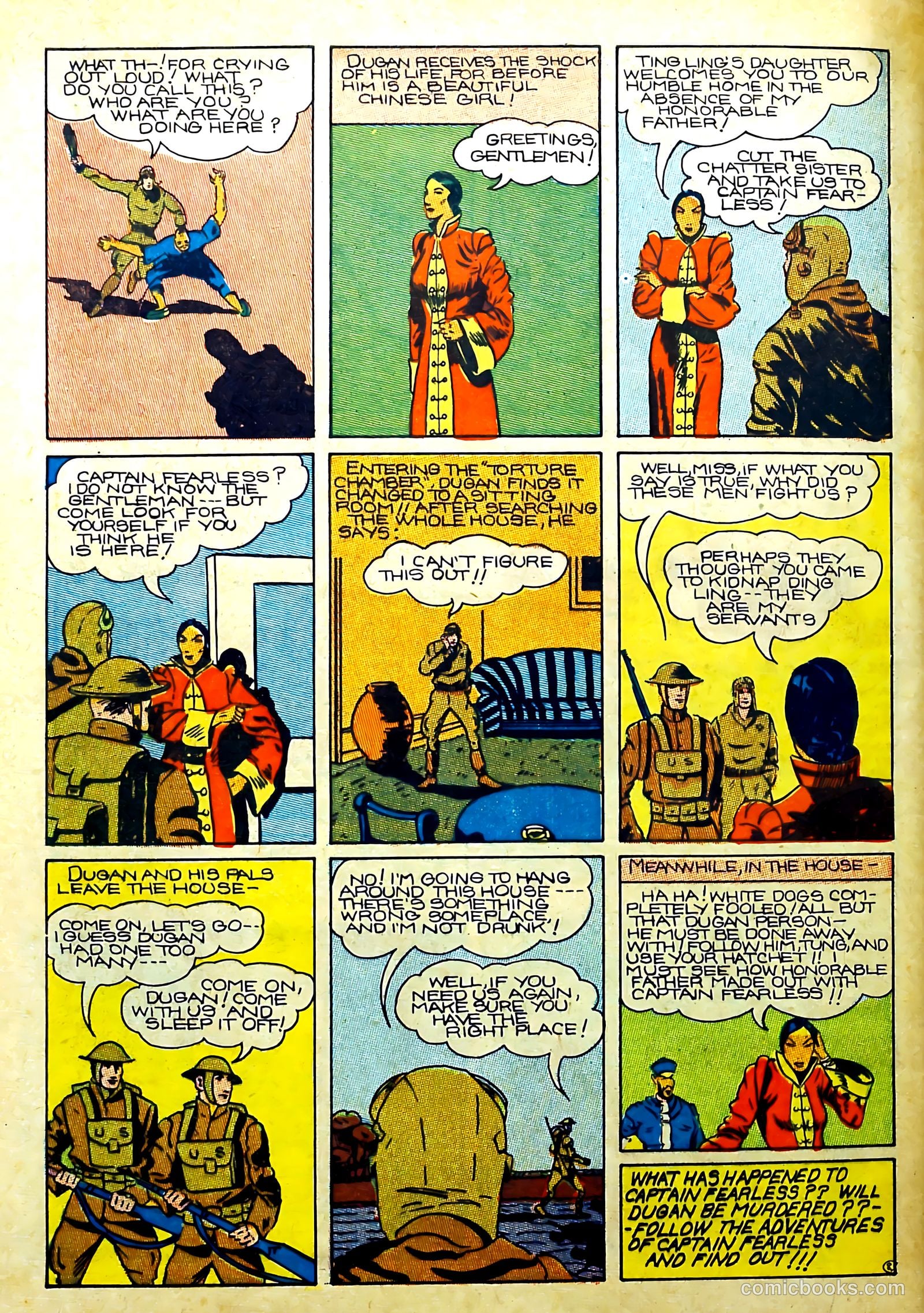 Silver Streak Comics #22 (1939) — page 56 of 60