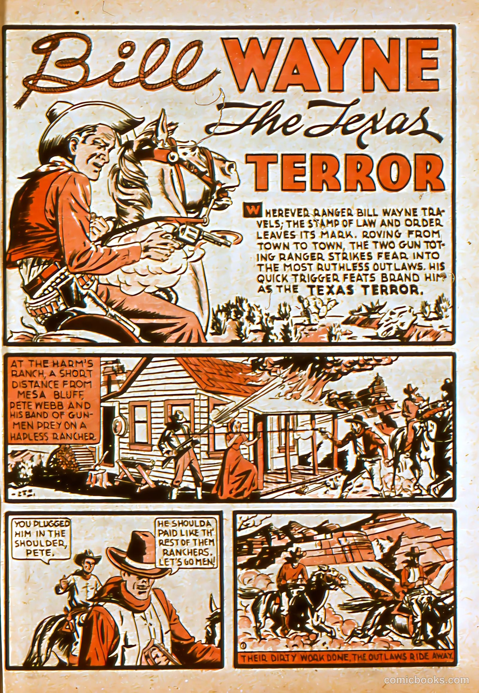 bill wayne the texas terror fixed #nn