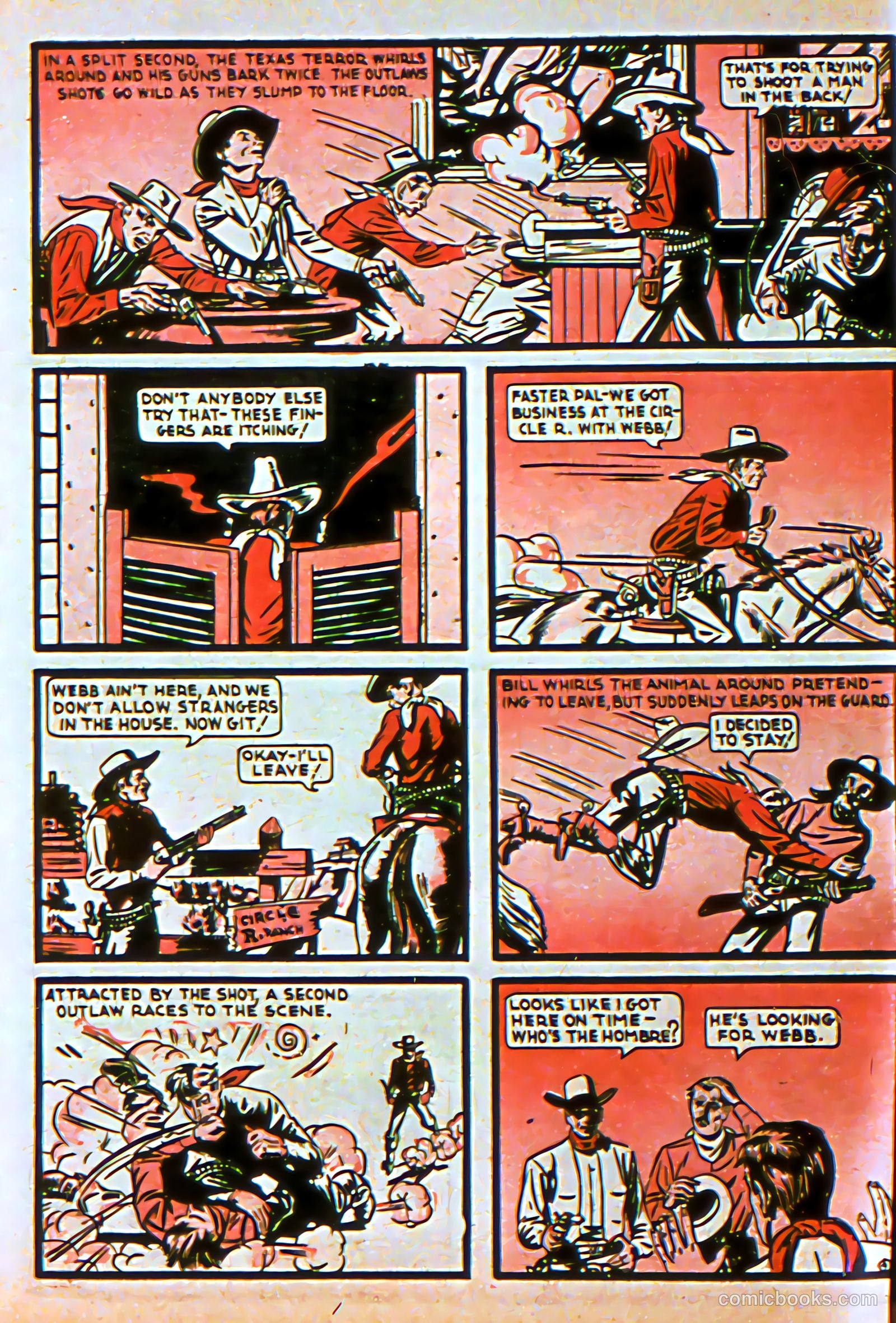 bill wayne the texas terror fixed #nn — page 4 of 37