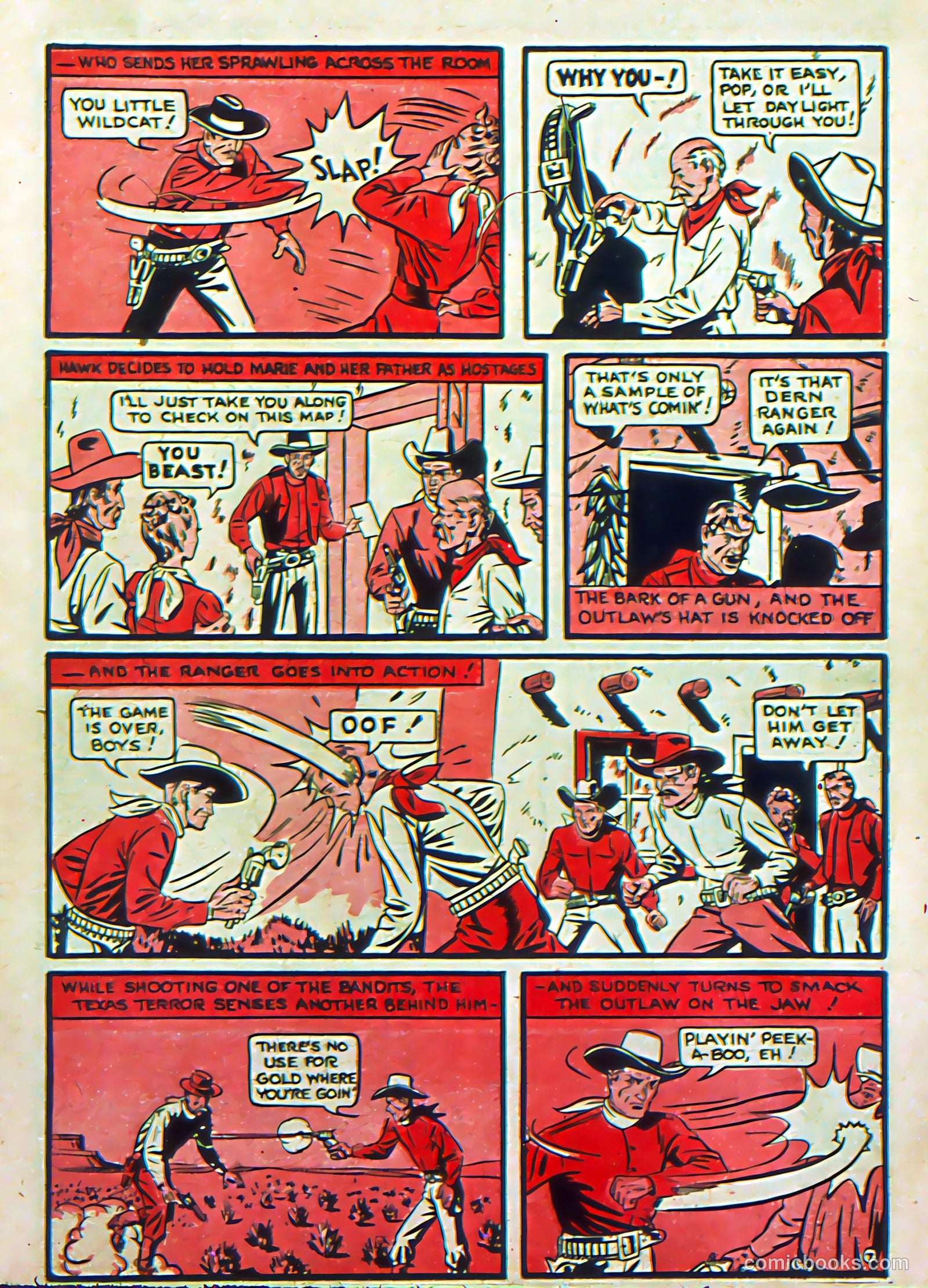 bill wayne the texas terror fixed #nn — page 14 of 37