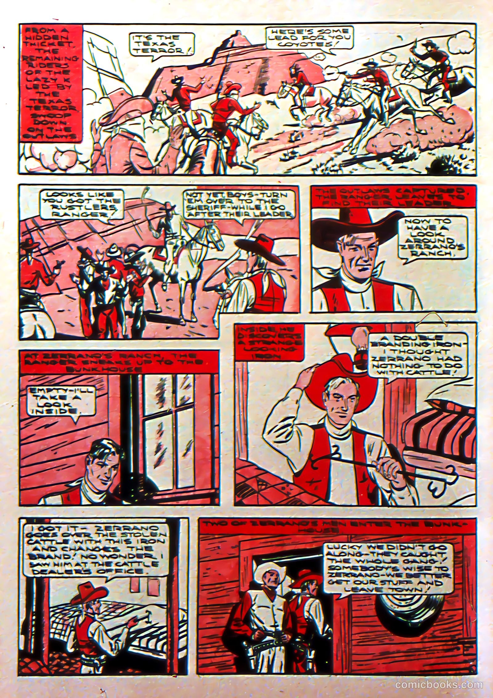 bill wayne the texas terror fixed #nn — page 21 of 37
