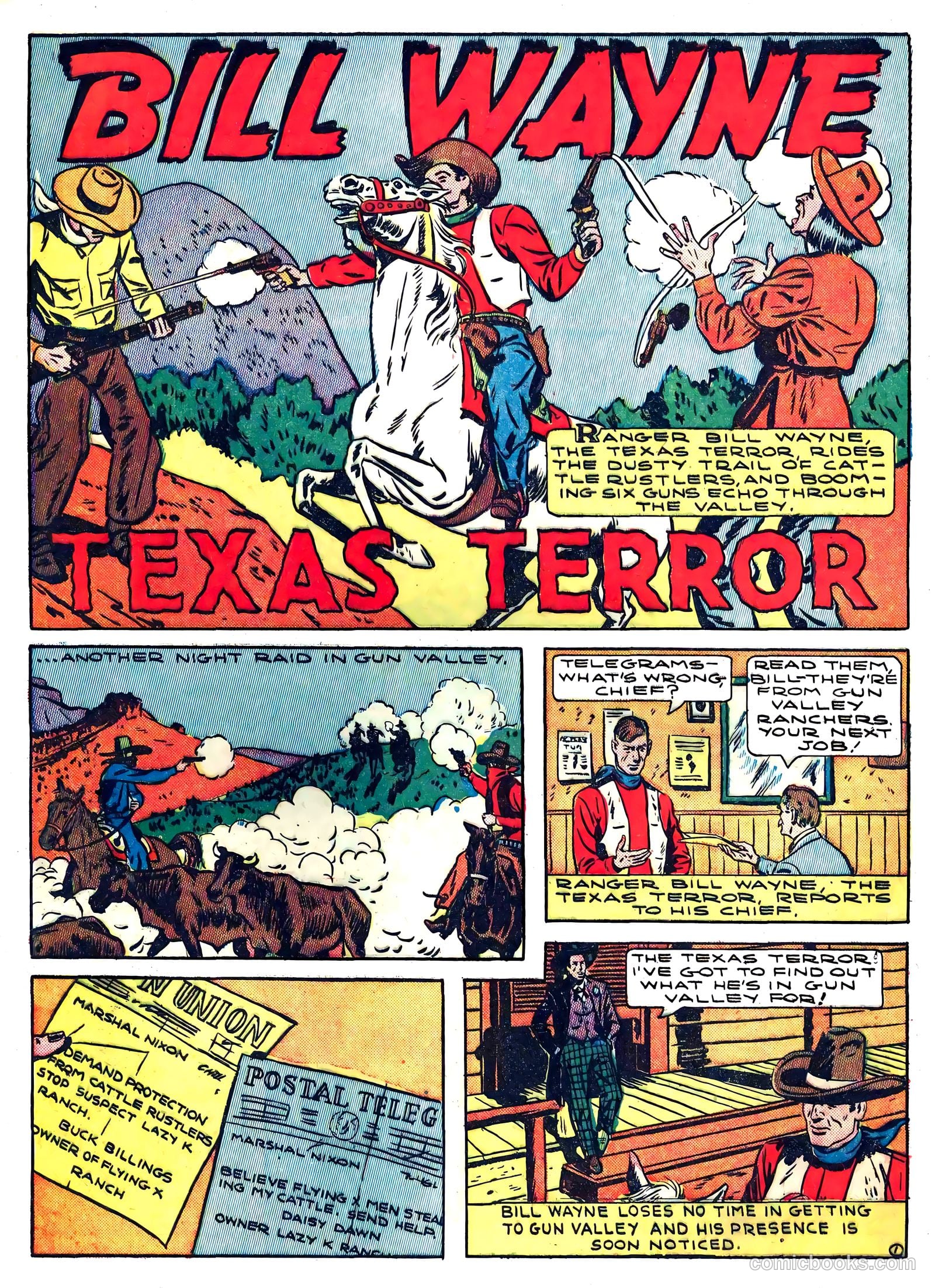 bill wayne the texas terror fixed #nn — page 30 of 37