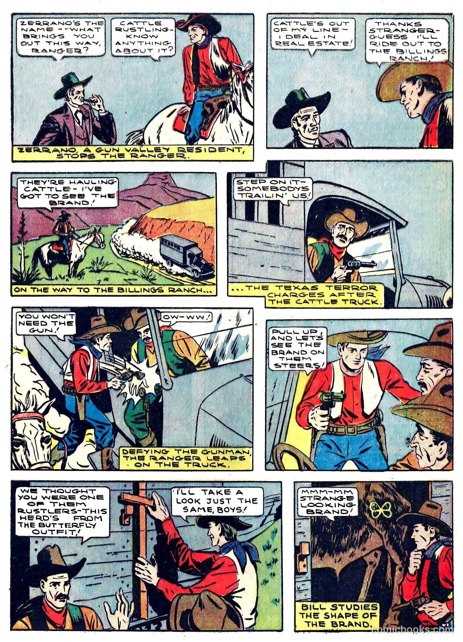 bill wayne the texas terror fixed #nn — page 31 of 37